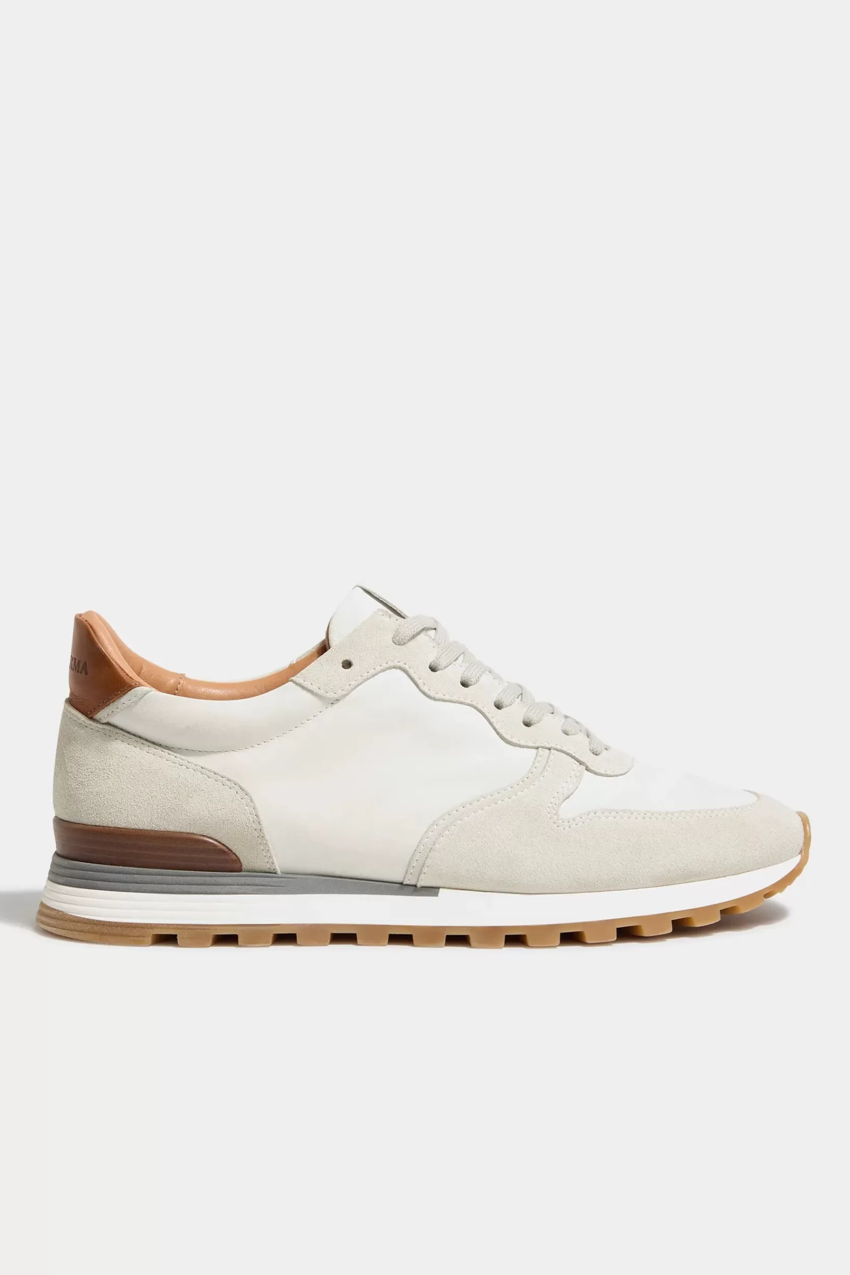 Baskets En Nubuck Et Daim Cassé - Made In Italy>Pini Parma Fashion