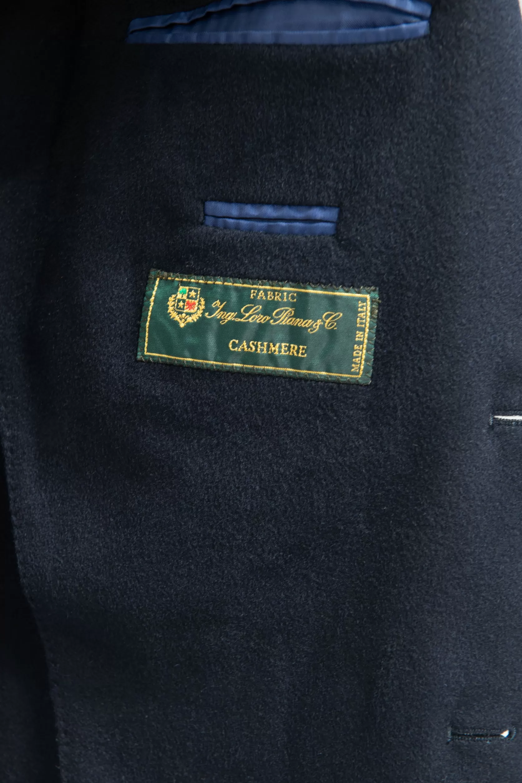Blazer Bleu En Cachemire Loro Piana - Made In Italy>Pini Parma Fashion