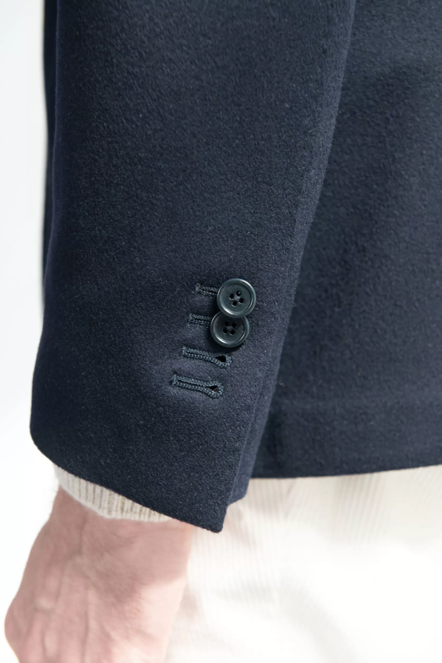 Blazer Bleu En Cachemire Loro Piana - Made In Italy>Pini Parma Fashion