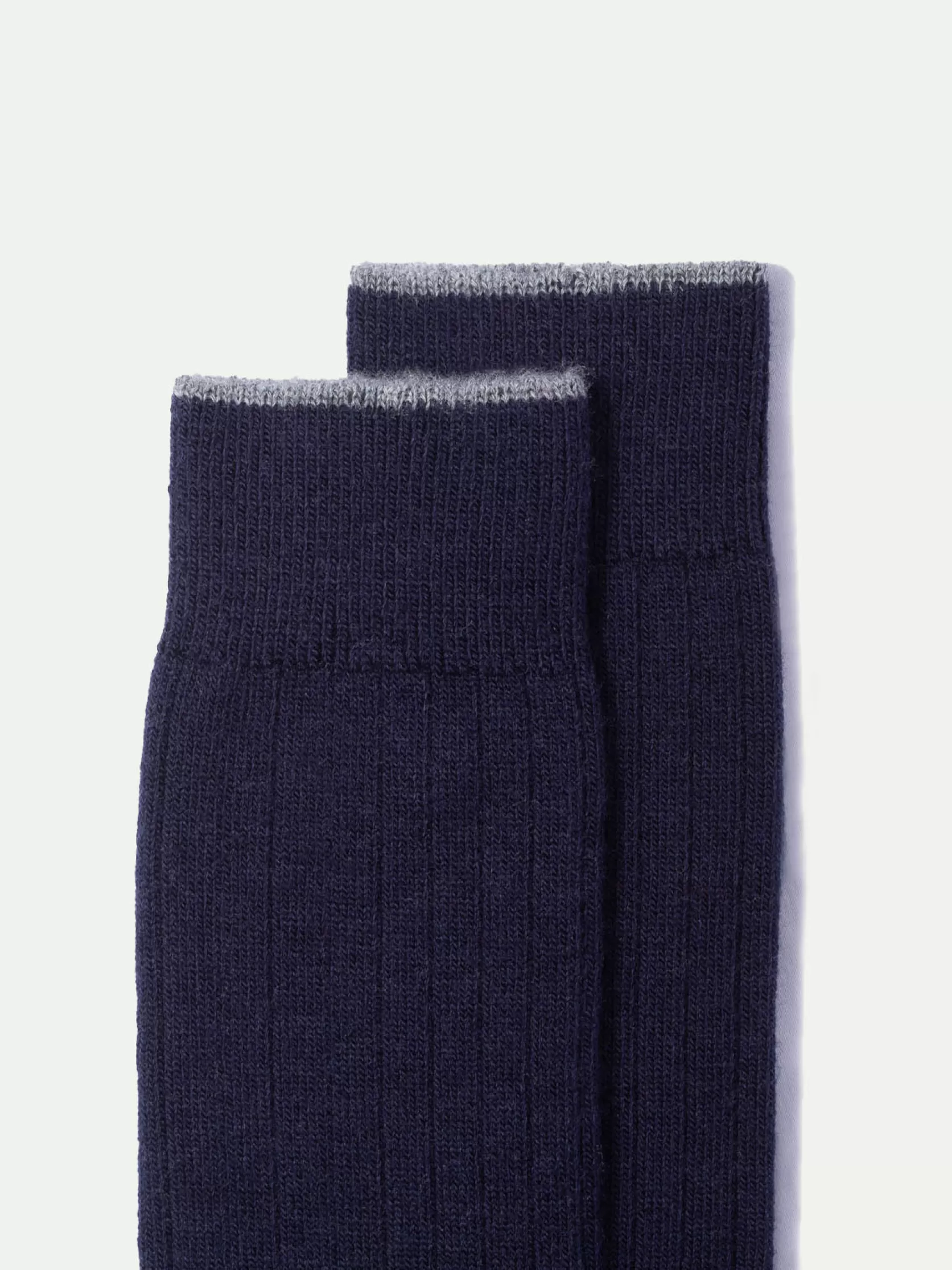 Bleu - Chaussettes Courtes En Laine Ultra Résistantes - Made In Italy>Pini Parma New