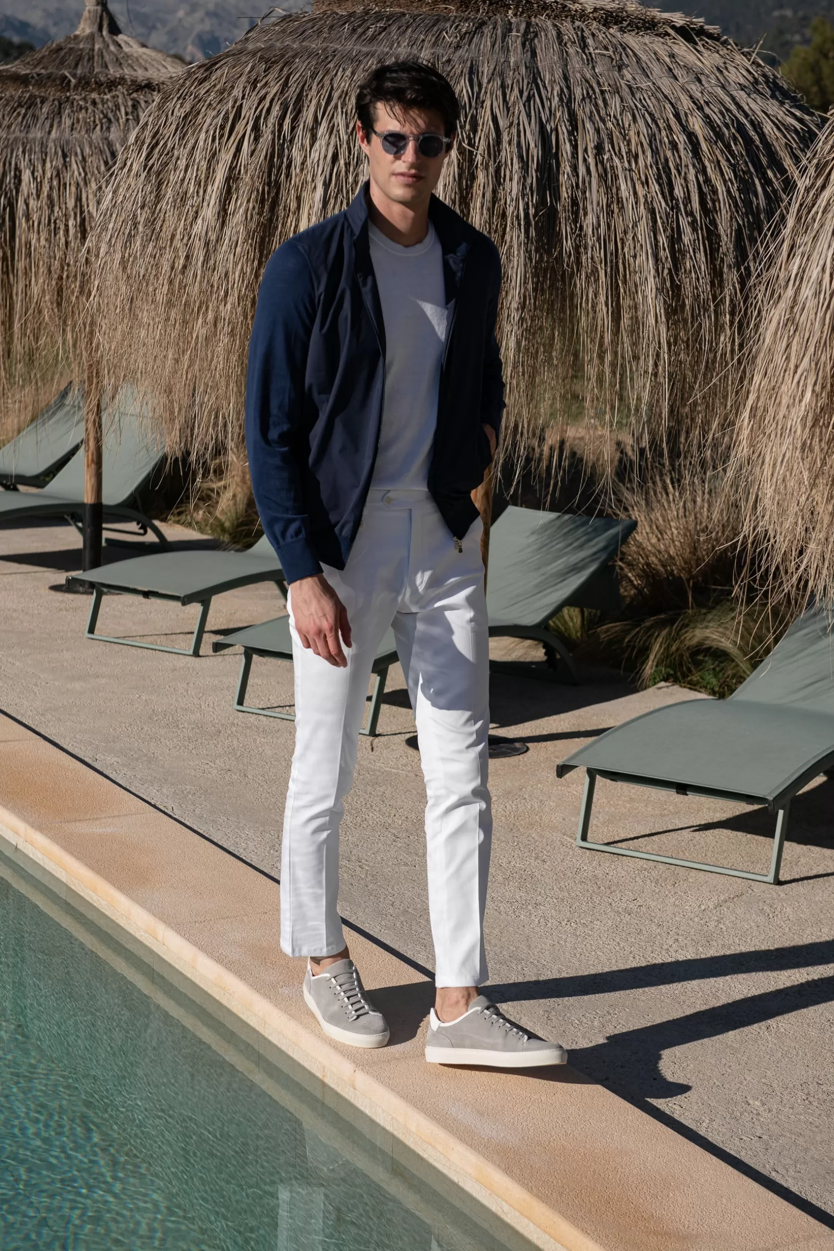 Blouson Aviateur En Tricot Et Nylon – Made In Italy>Pini Parma Shop