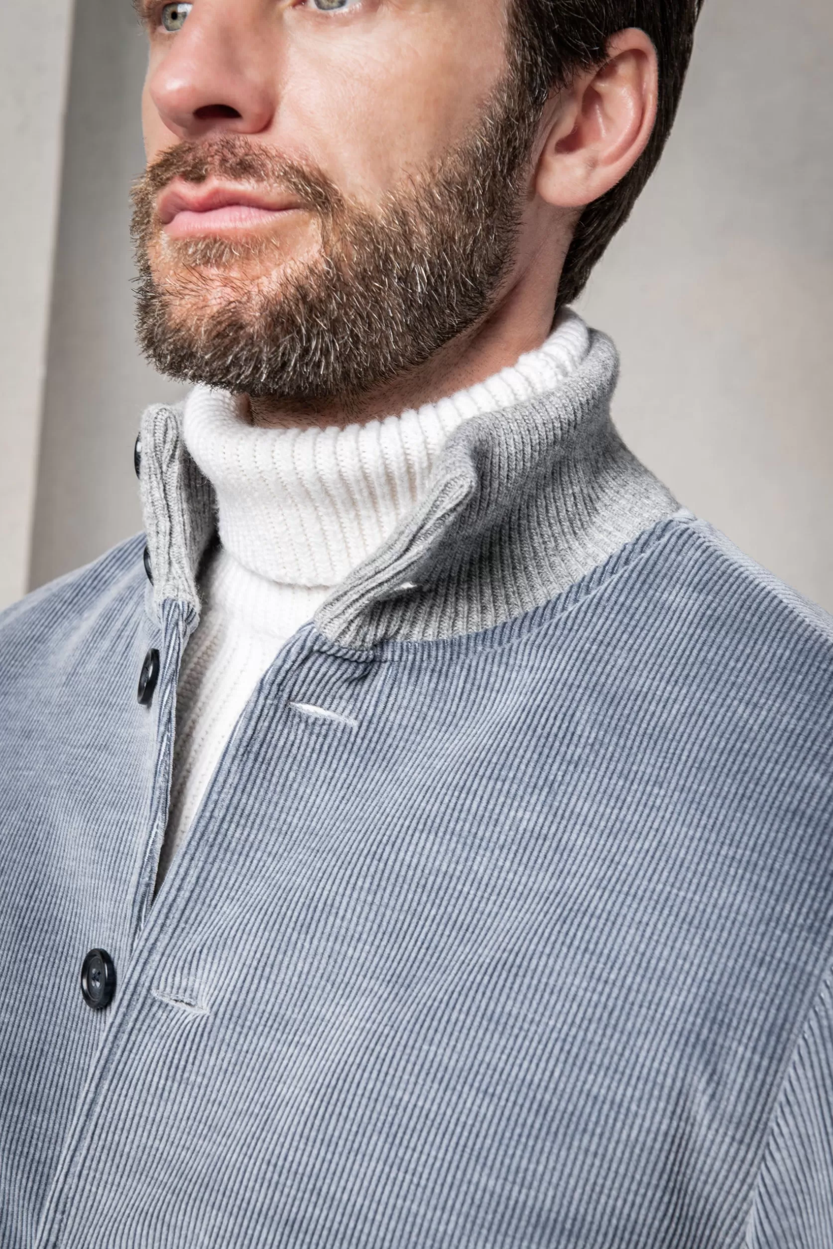 Blouson Aviateur En Velours Côtelé – Made In Italy>Pini Parma Fashion