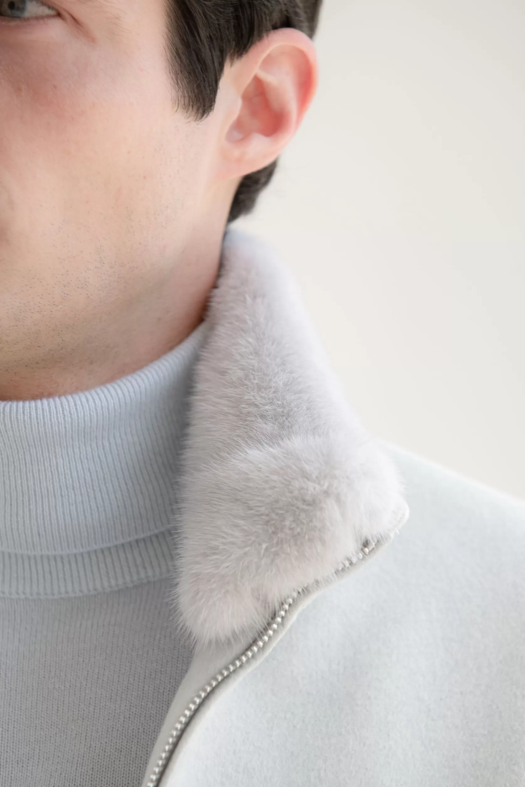 Bomber Avec Col En Vison Amovible – Made In Italy>Pini Parma Fashion