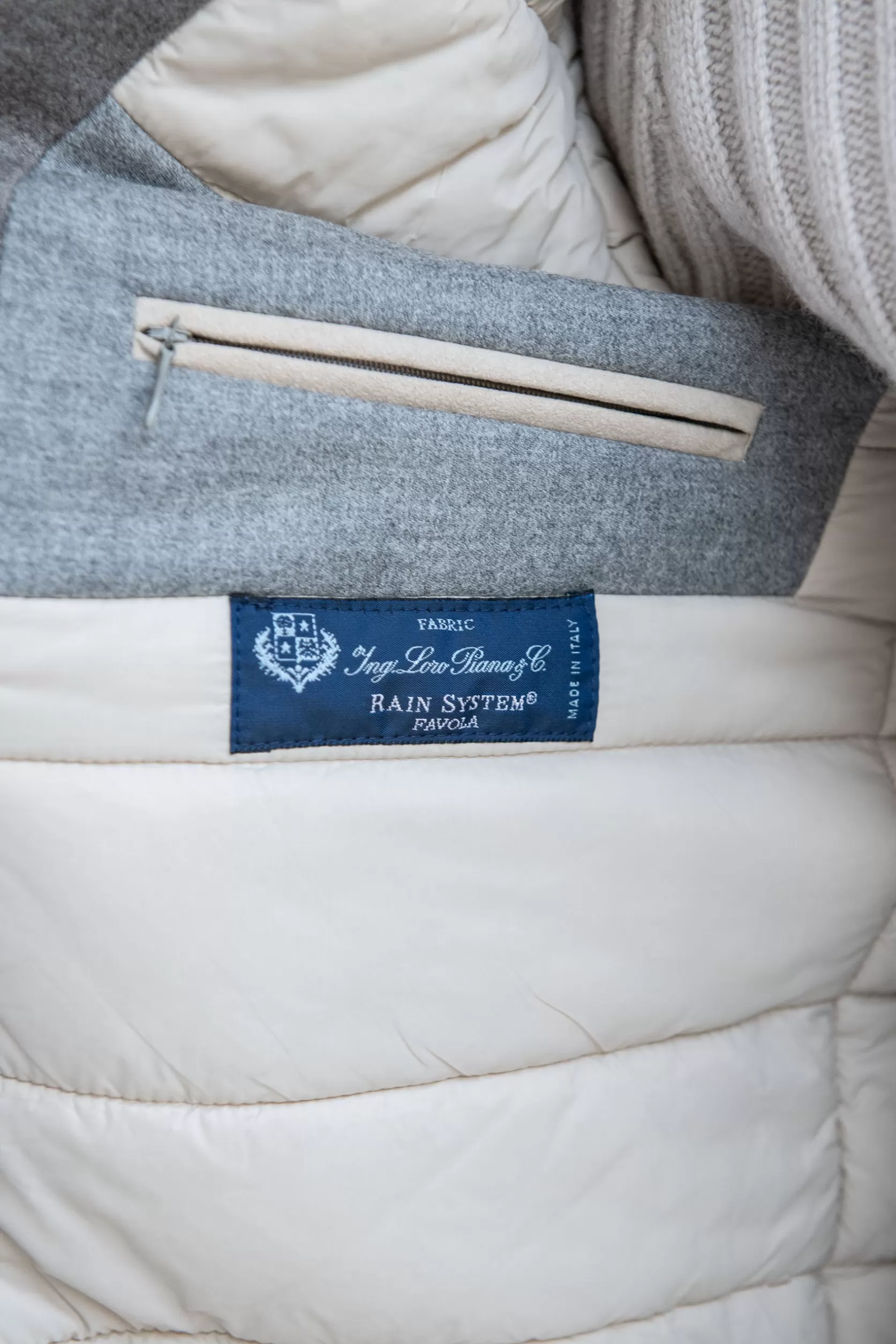 Bomber Taupe En Laine Et Cachemire Loro Piana – Made In Italy>Pini Parma Cheap