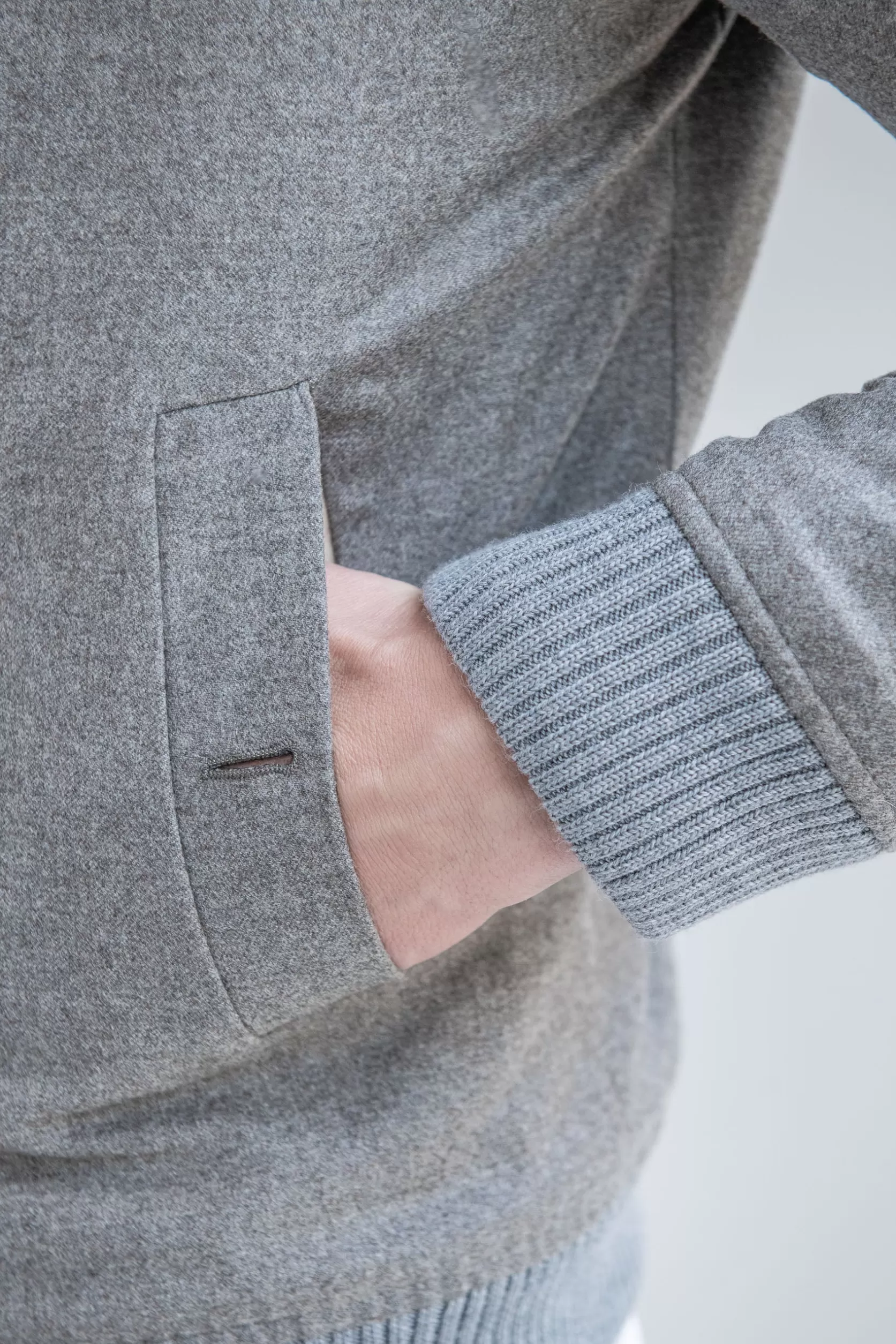 Bomber Taupe En Laine Et Cachemire Loro Piana – Made In Italy>Pini Parma Cheap