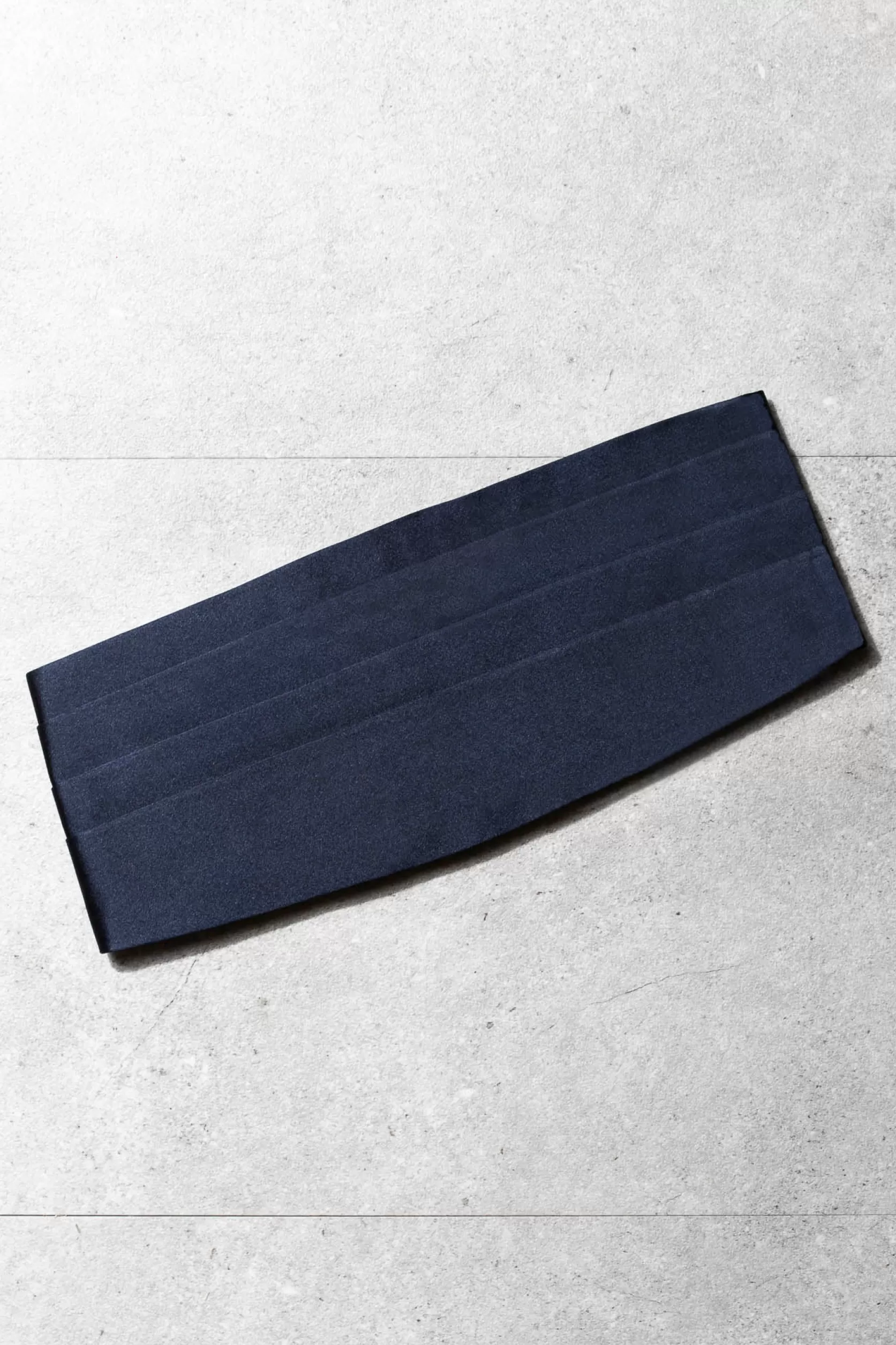 Ceinture De Smoking En Soie Bleu Nuit - Made In Italy>Pini Parma Online