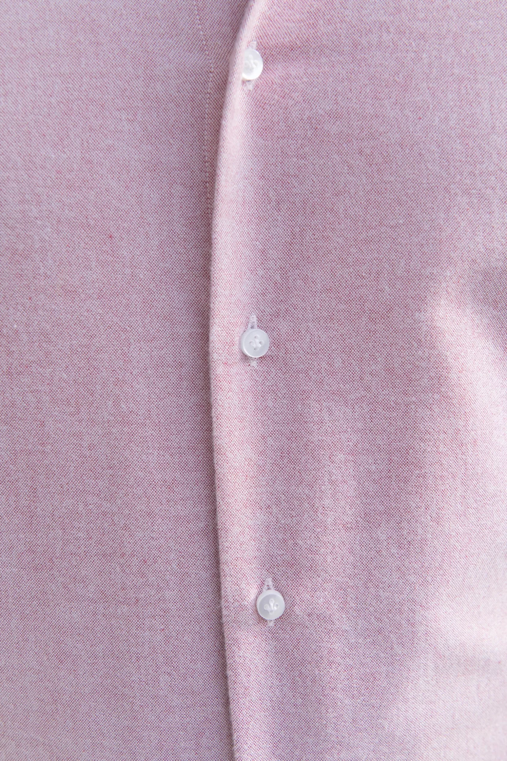 Chemise à Col Boutonné Tissu Oxford Doux Rouge - Fabriquée En Italie>Pini Parma Cheap