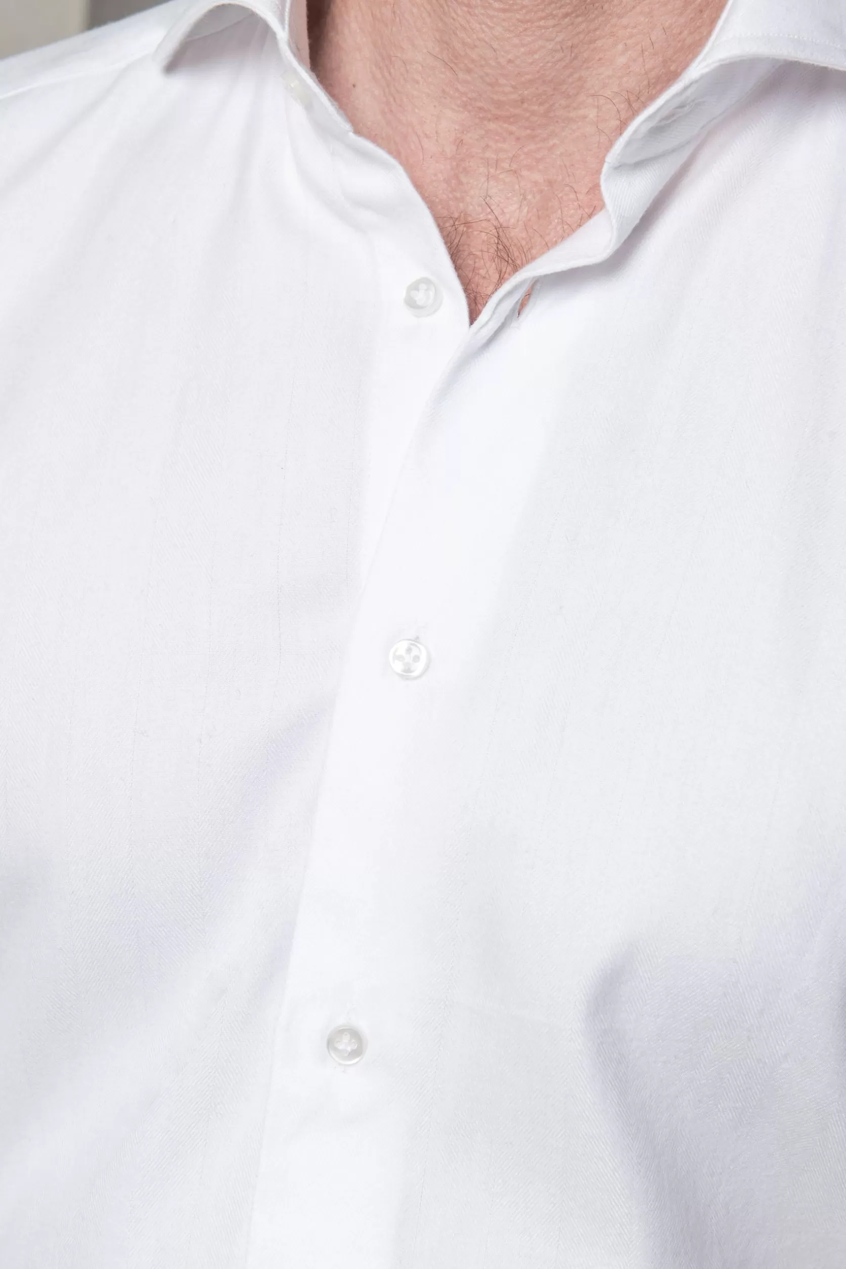 Chemise he à Chevrons En Coton Et Tencel™ - Made In Italy>Pini Parma Cheap