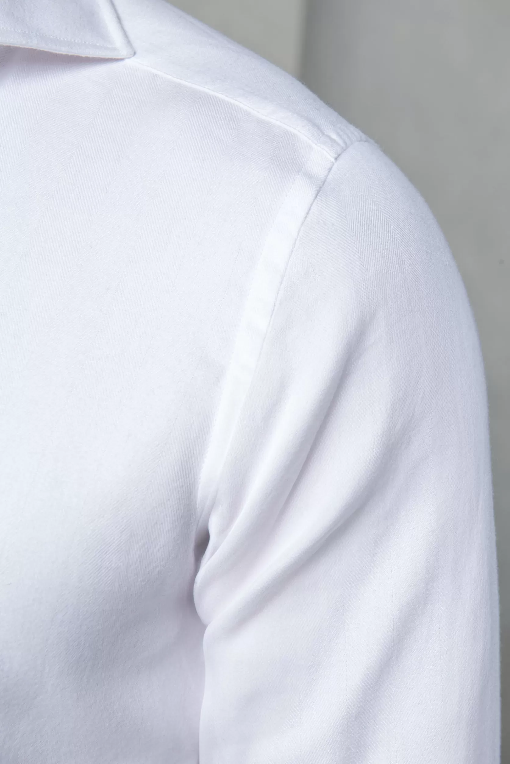 Chemise he à Chevrons En Coton Et Tencel™ - Made In Italy>Pini Parma Cheap