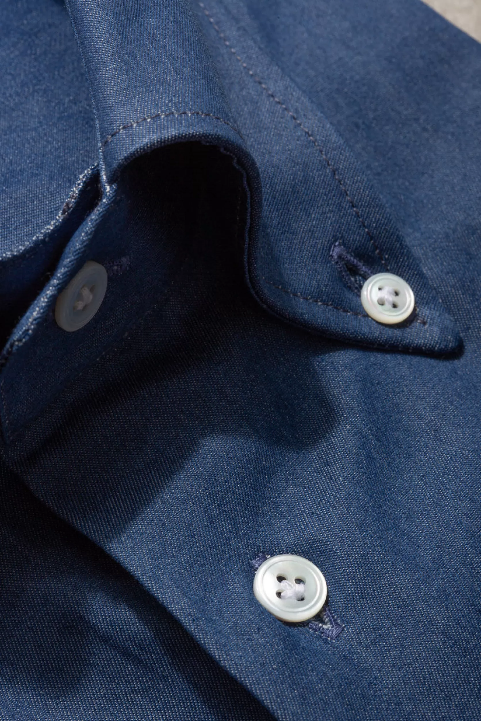 Chemise En Jean Boutonnée « Collection Sartoriale » - Made In Italy>Pini Parma Clearance