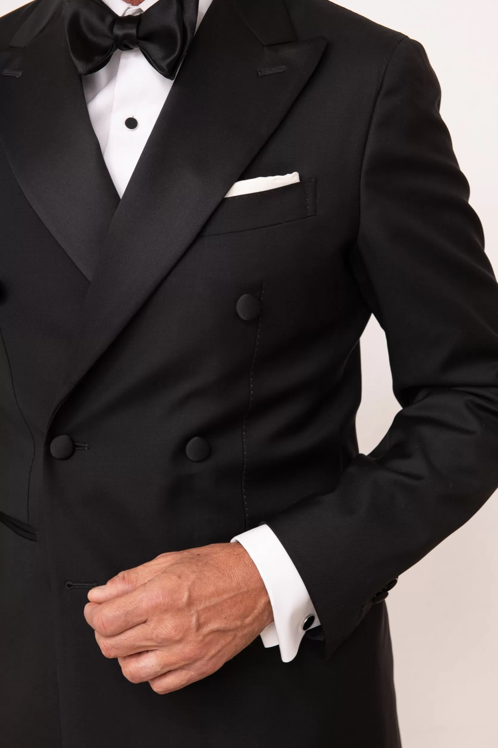 Chemise Smoking Blanche En Piqué Avec Bavette Devant - Made In Italy>Pini Parma Cheap