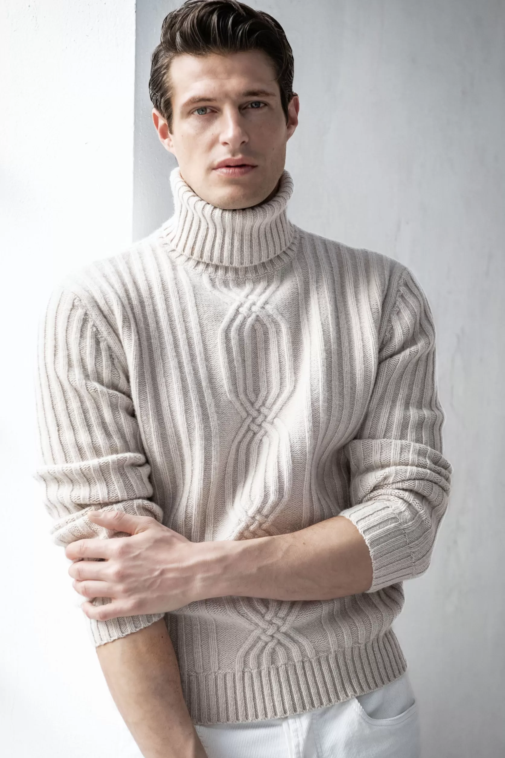 Col Roulé En Laine Et Cachemire à Motifs Jacquard – Made In Italy>Pini Parma Cheap