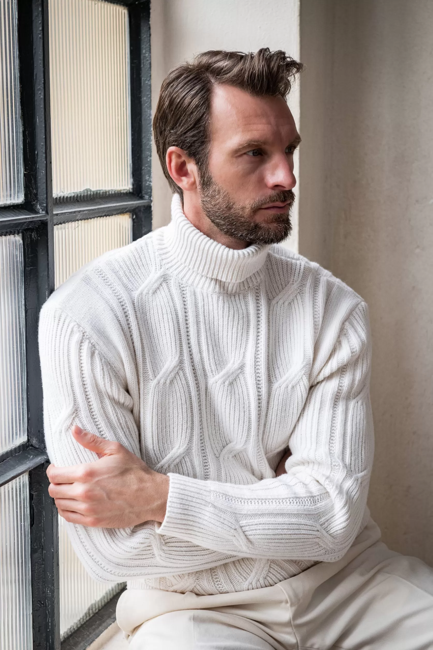Col Roulé En Laine Et Cachemire à Motifs Jacquard – Made In Italy>Pini Parma Cheap