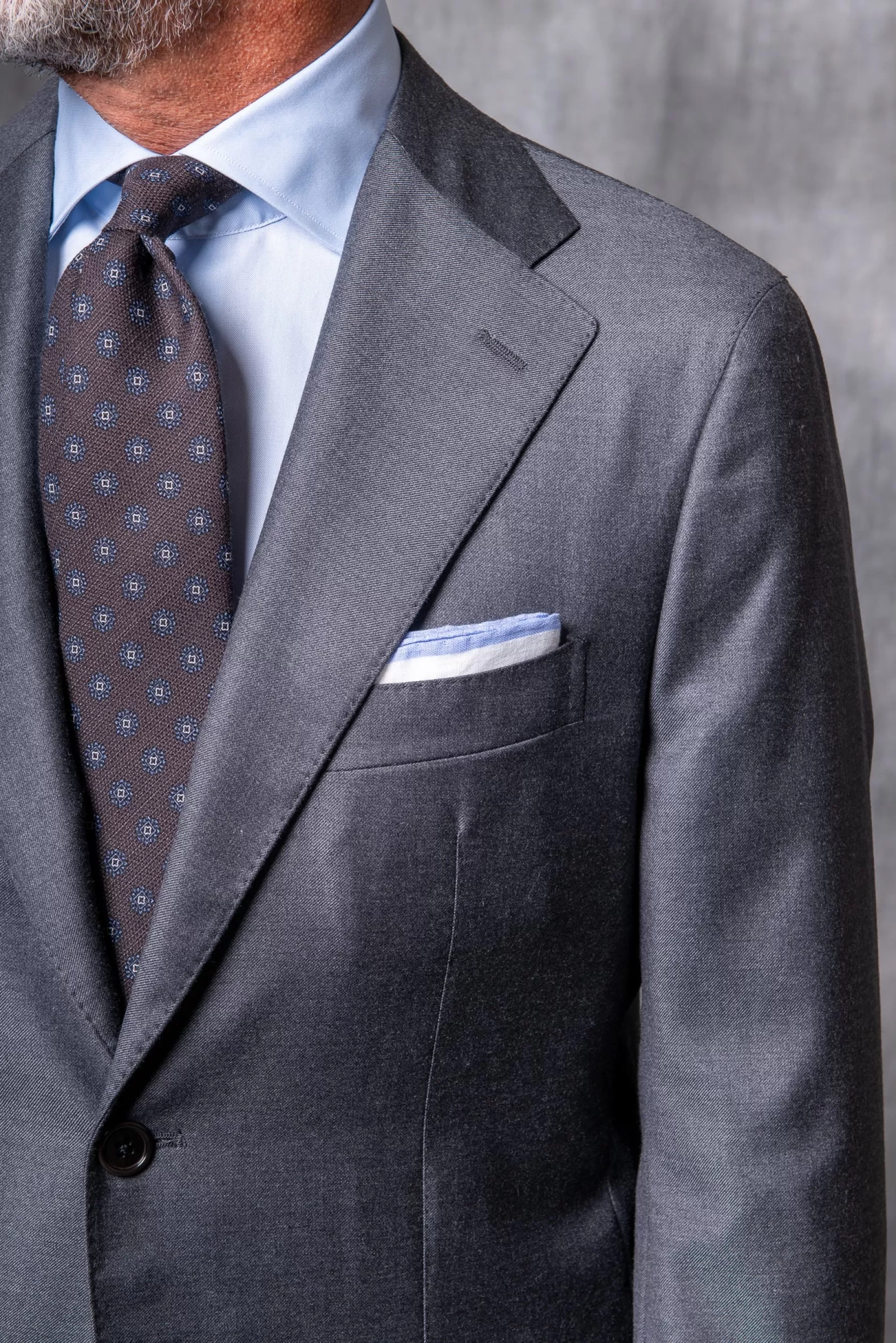 Costume Entoilé En Laine Loro Piana Super 150's - Made In Italy>Pini Parma Shop