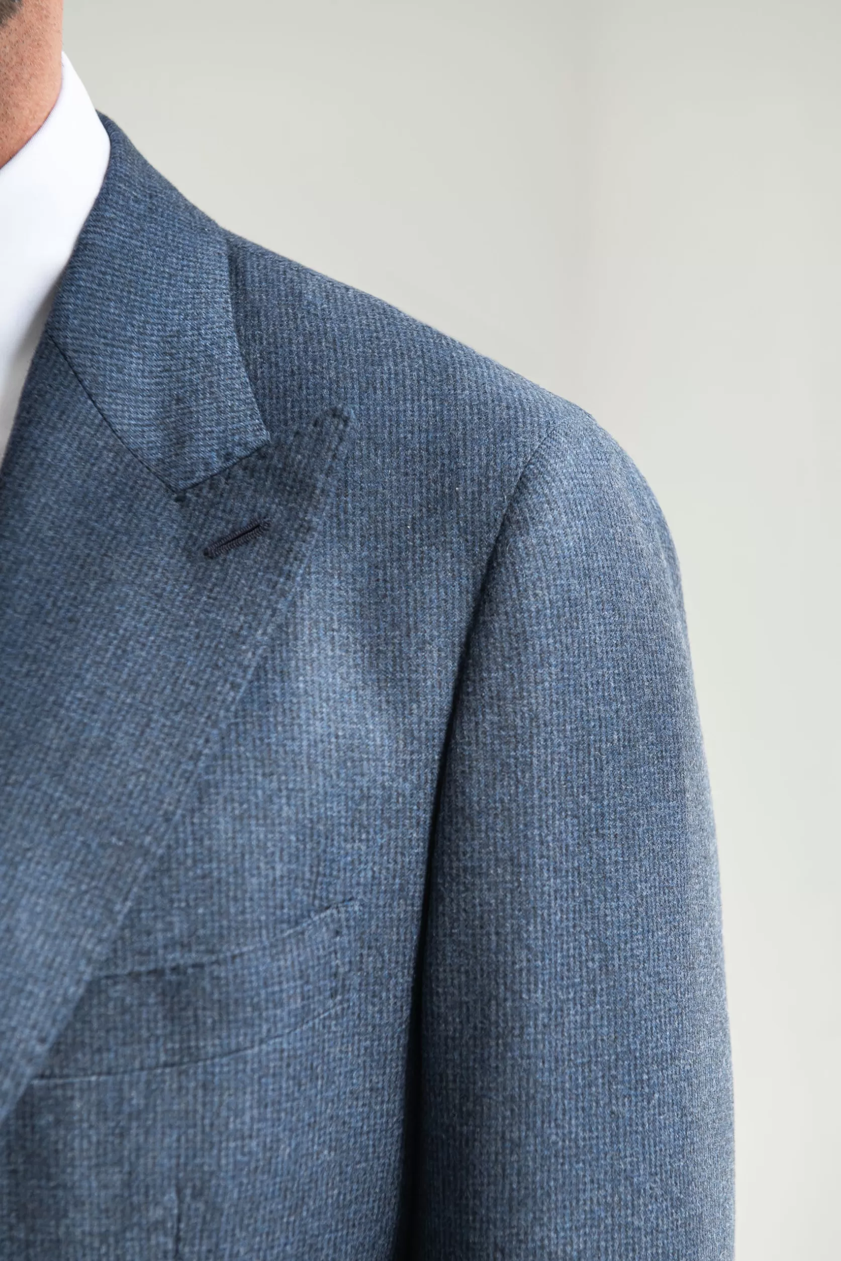 Costume Pied-de-poule Bleu " Collection Capsule Soragna " - Made In Italy>Pini Parma Clearance