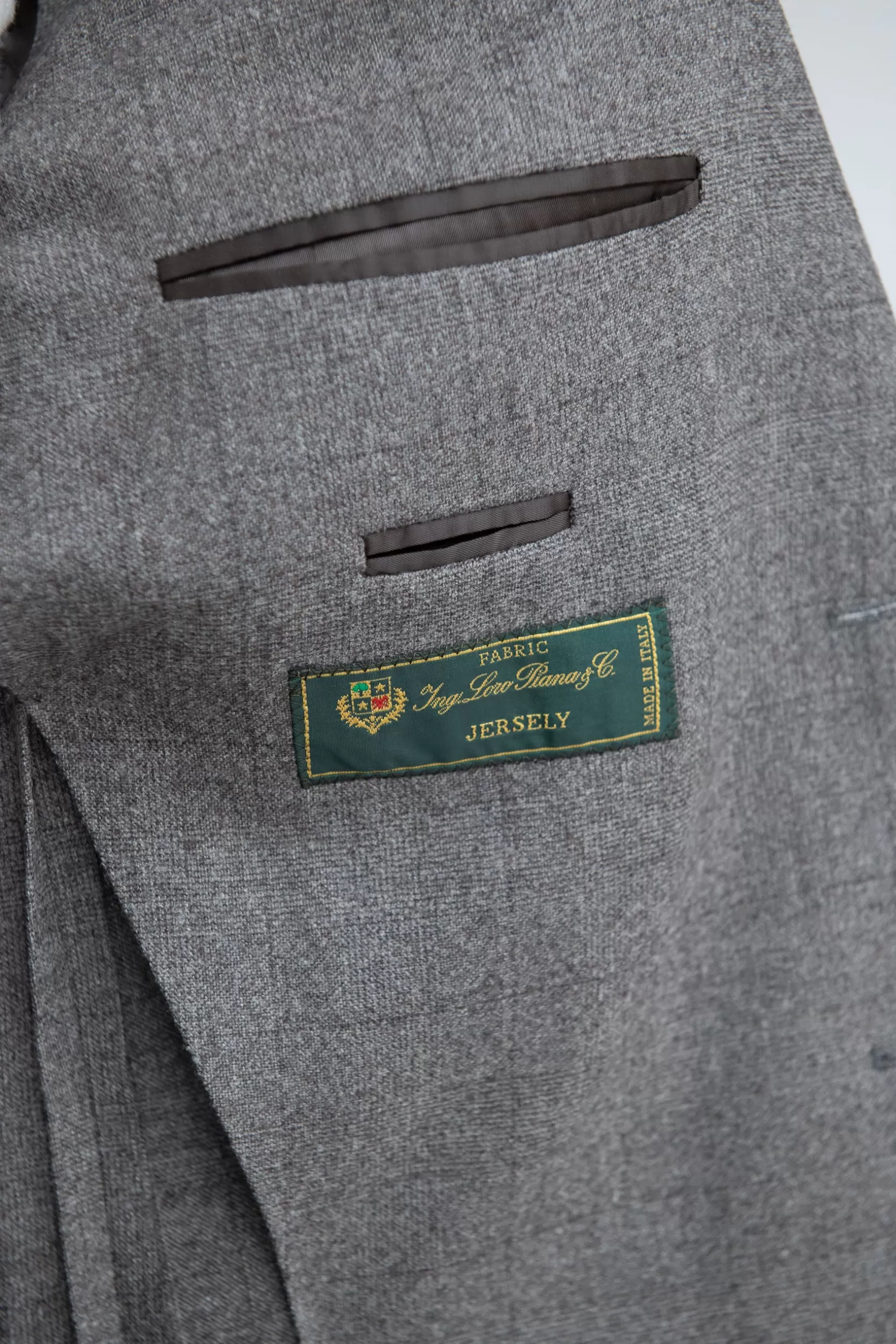 Costume Prince De Galles Taupe En Laine Loro Piana - Made In Italy>Pini Parma Hot