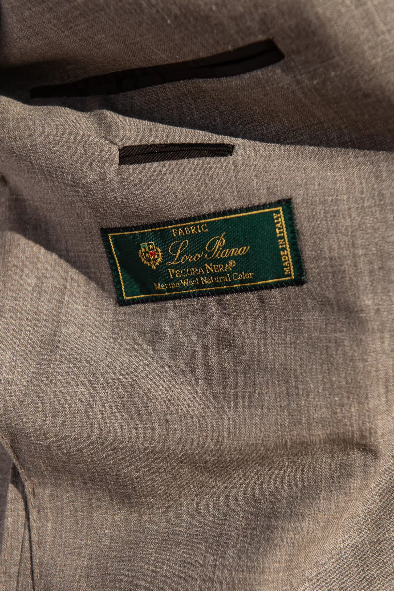 Costume Tabac En Laine, Soie Et Lin Loro Piana - Made In Italy>Pini Parma Cheap