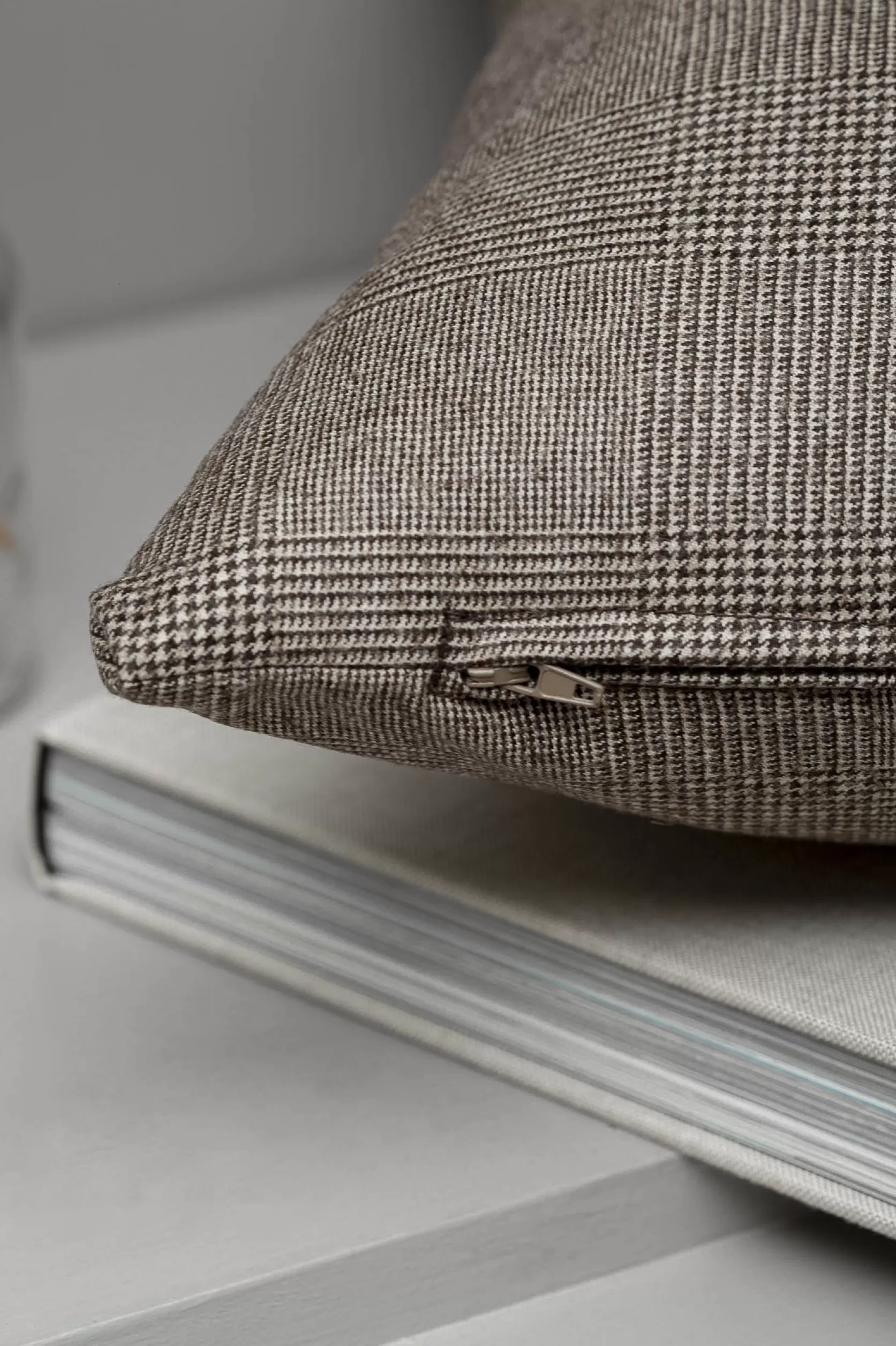 Coussin En Laine Prince De Galles - Made In Italy>Pini Parma Store