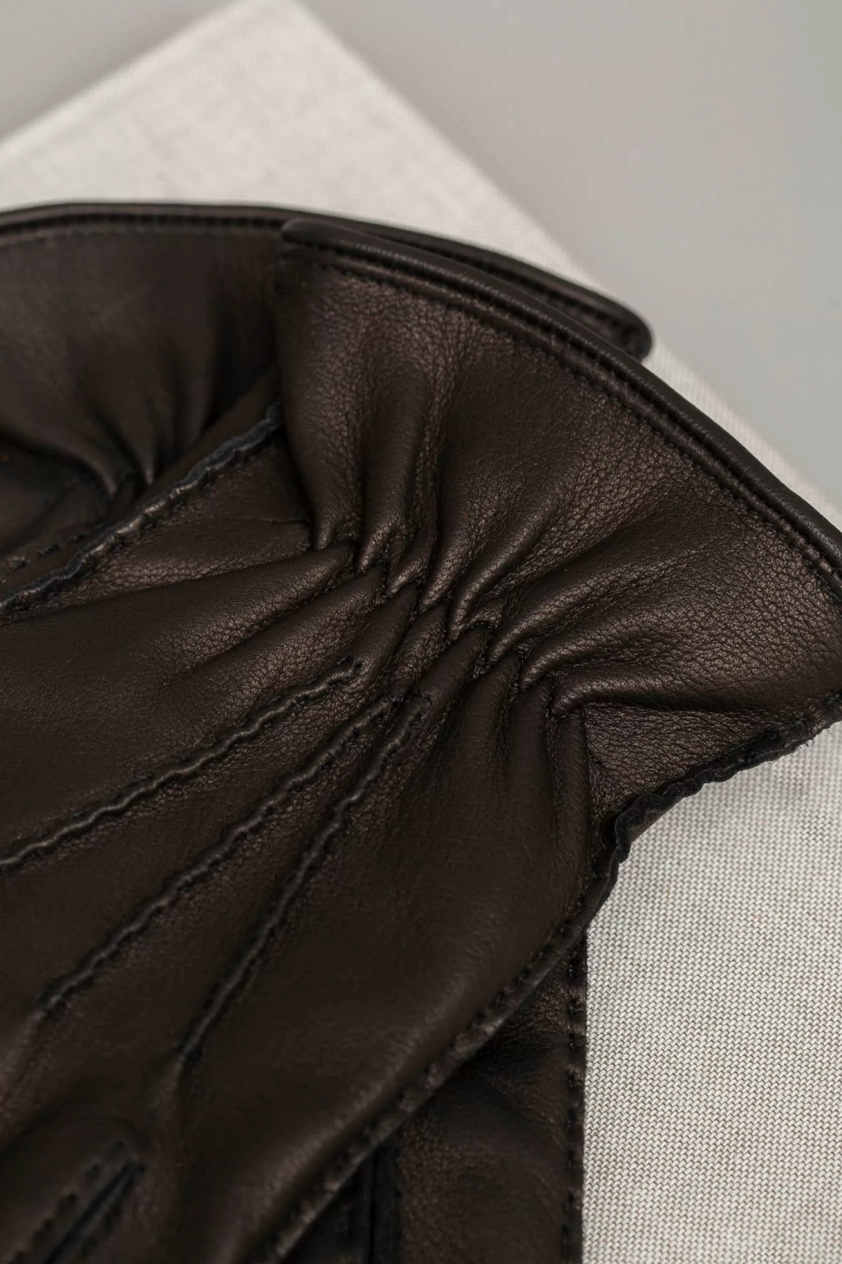 Gants En Cuir De Cerf Doublés De Cachemire - Made In Italy>Pini Parma New