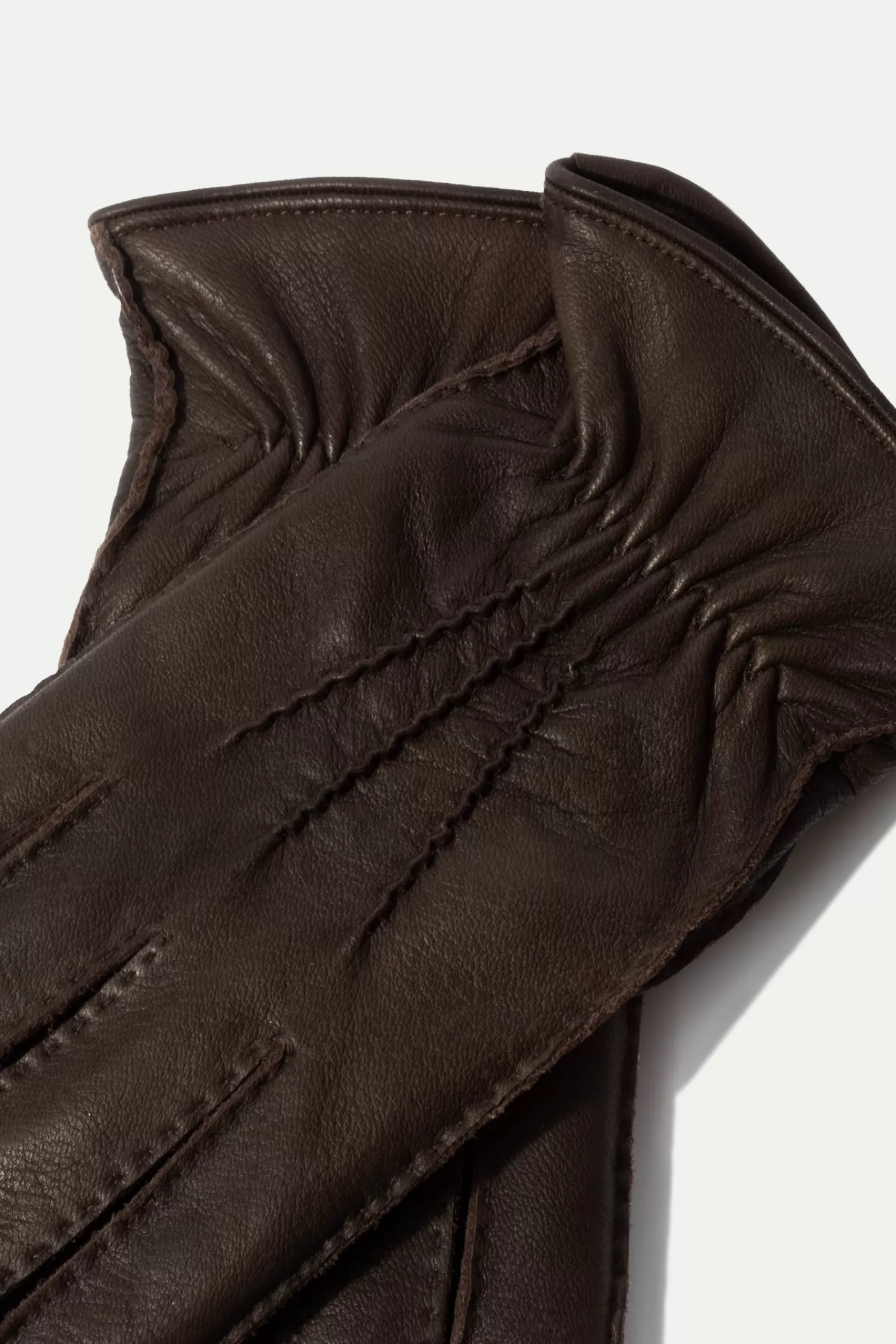 Gants En Cuir De Cerf Doublés De Cachemire - Made In Italy>Pini Parma New