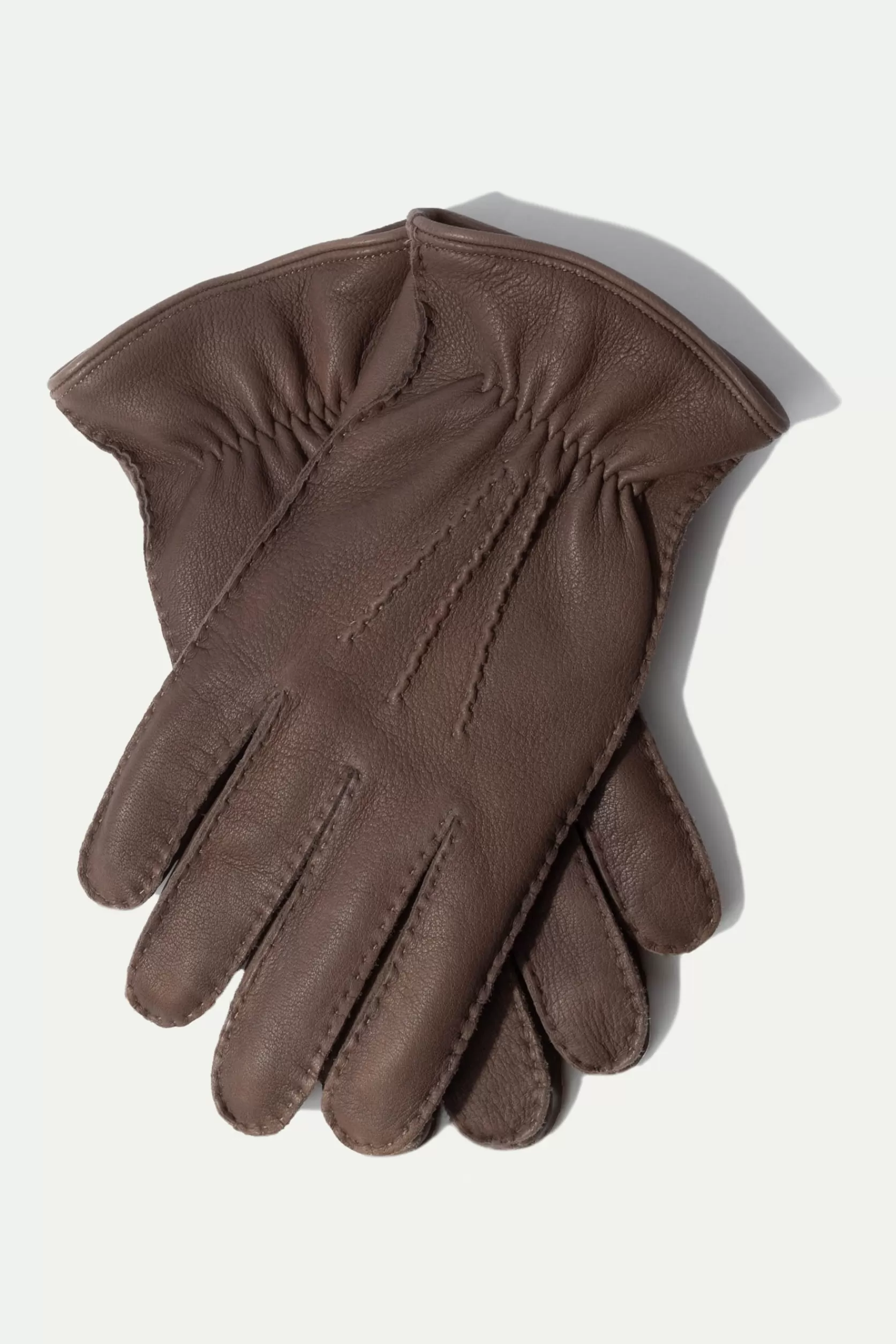Gants En Cuir De Cerf Doublés De Cachemire - Made In Italy>Pini Parma Shop