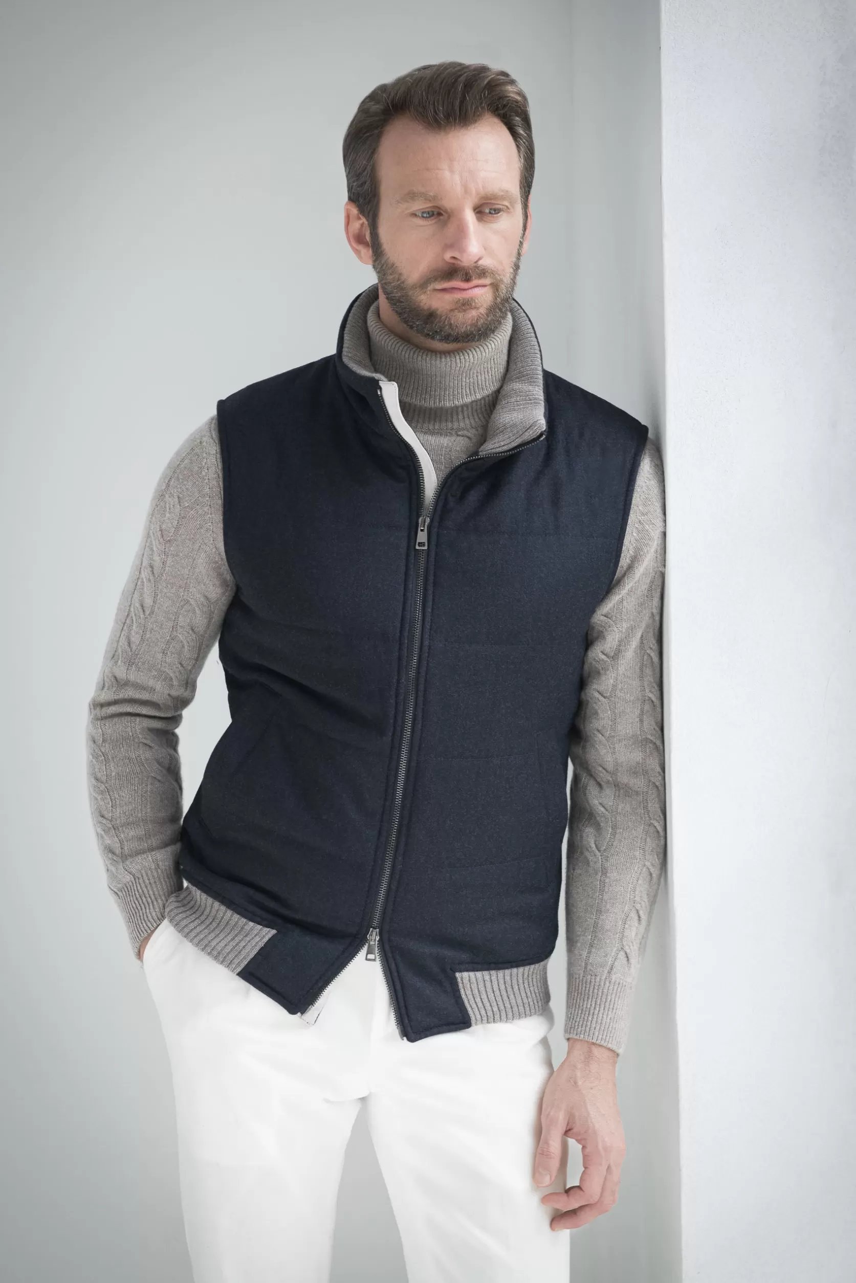 Gilet En Laine Et Cachemire Loro Piana – Made In Italy>Pini Parma Shop