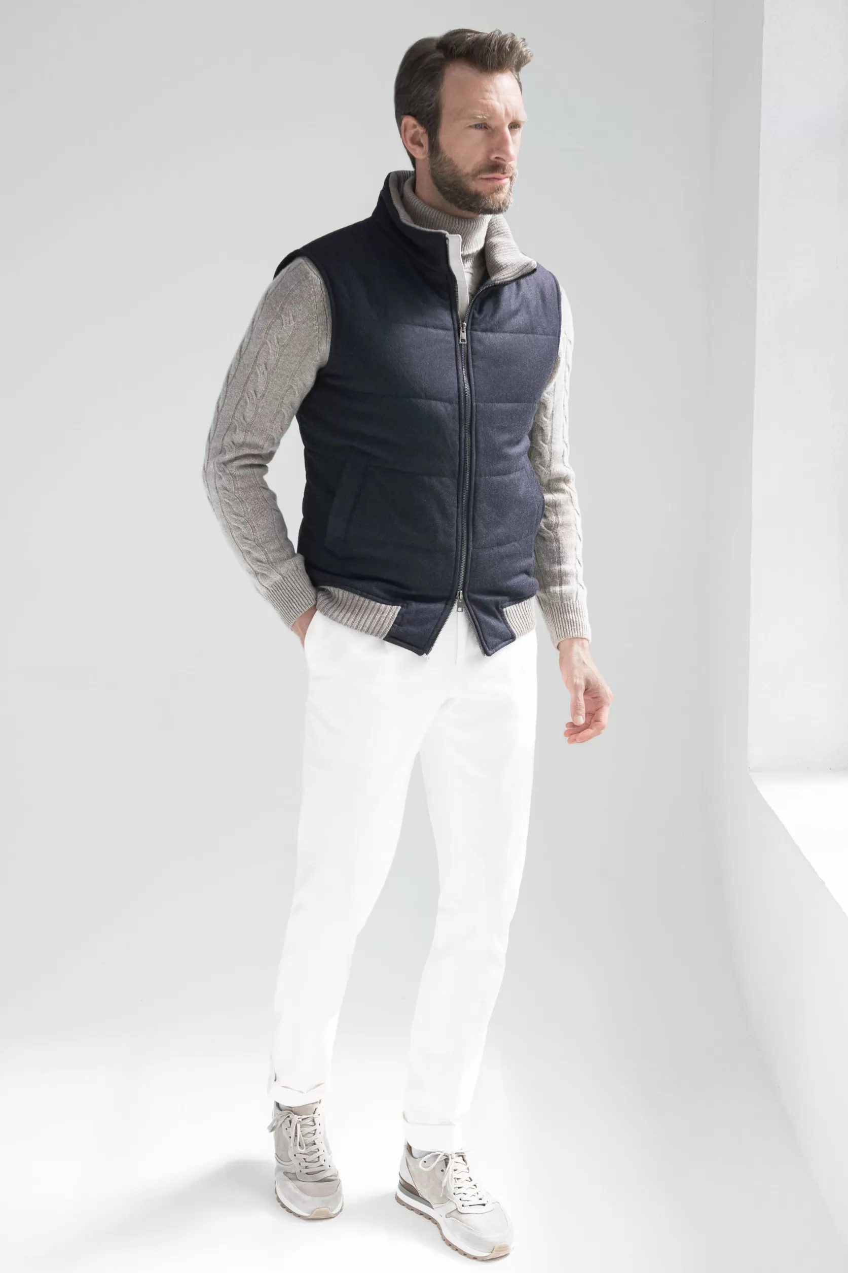 Gilet En Laine Et Cachemire Loro Piana – Made In Italy>Pini Parma Shop