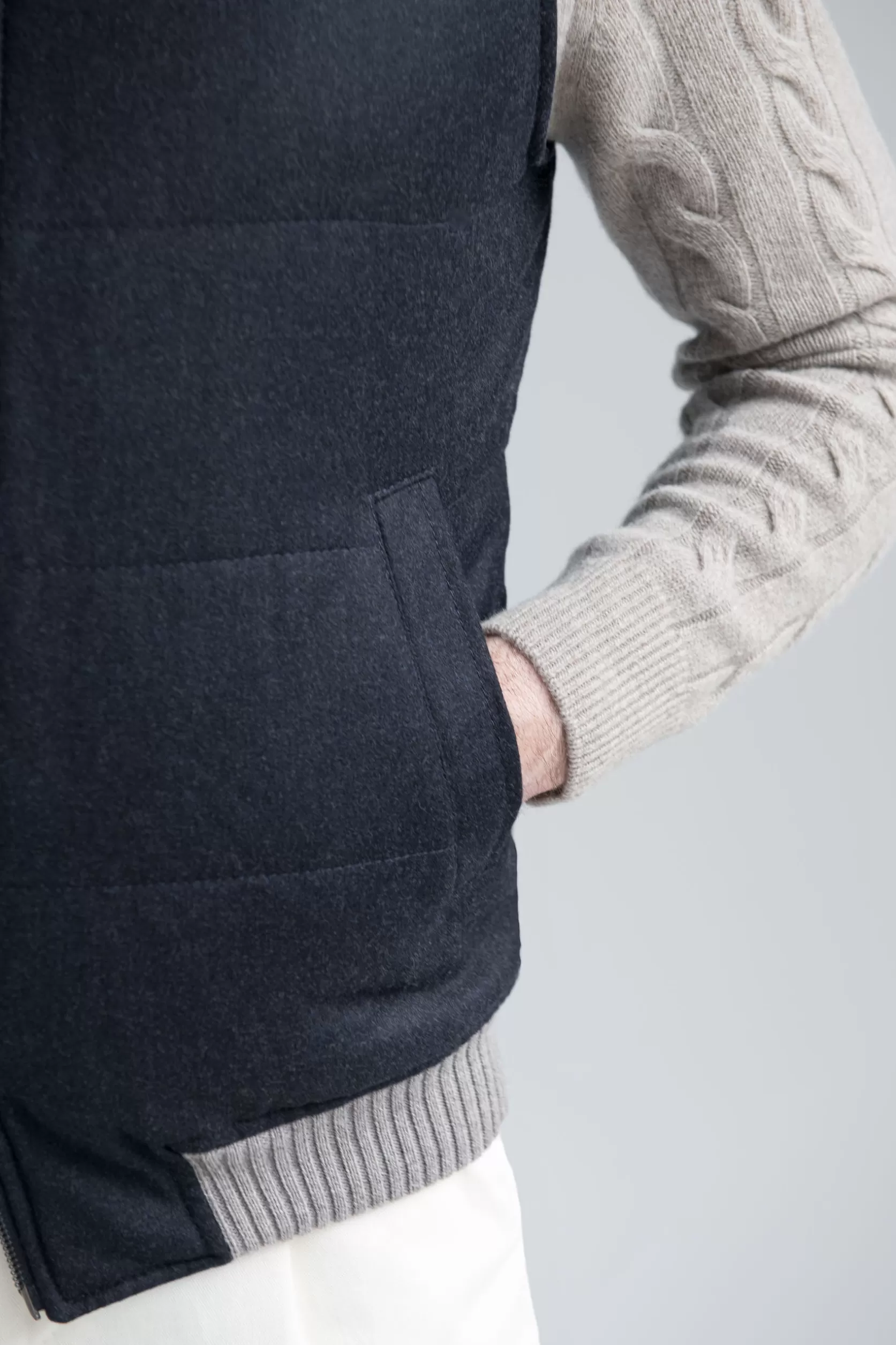 Gilet En Laine Et Cachemire Loro Piana – Made In Italy>Pini Parma Shop