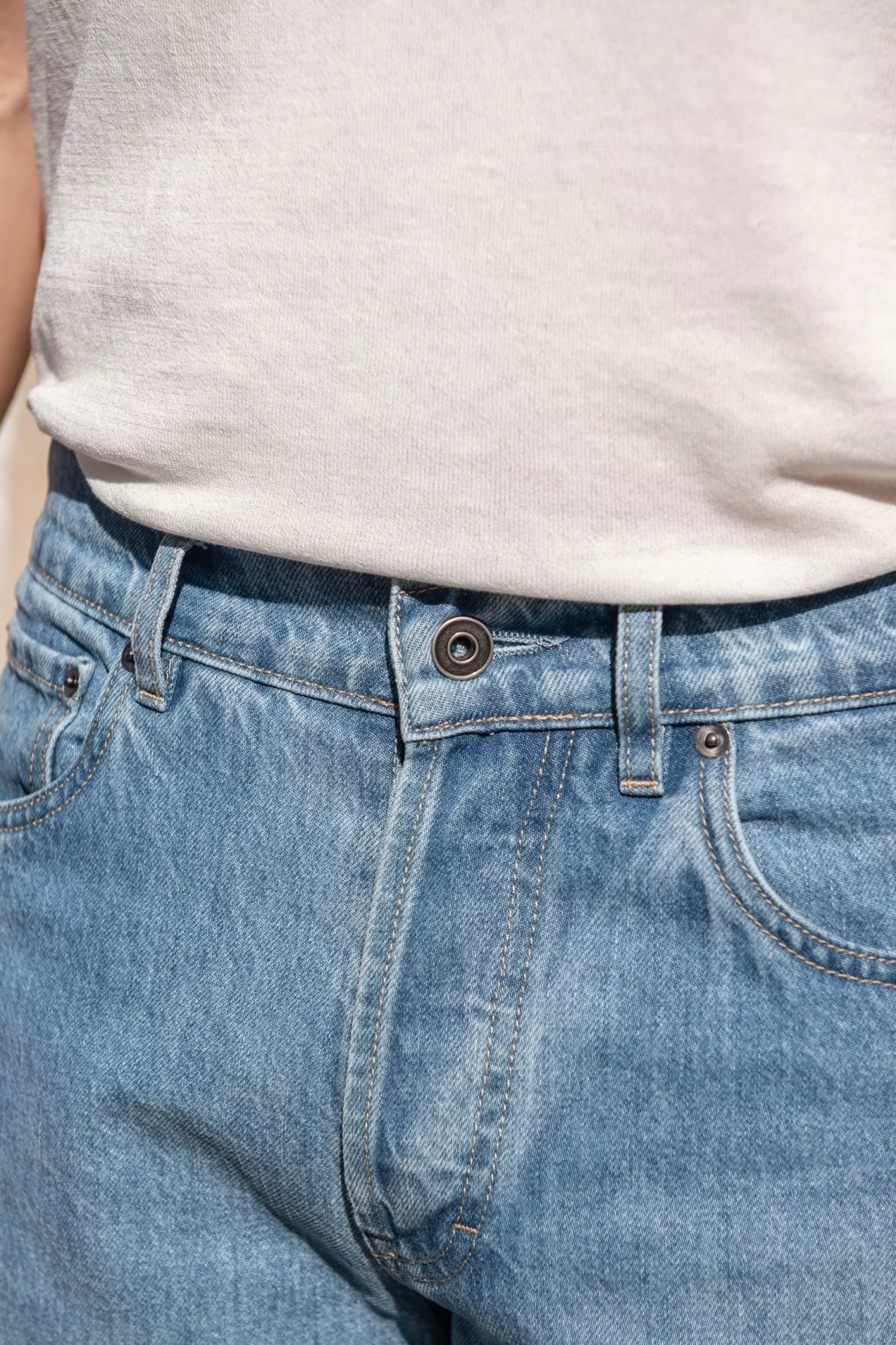 Jean Décoloré - Coton Candiani - Made In Italy>Pini Parma Hot