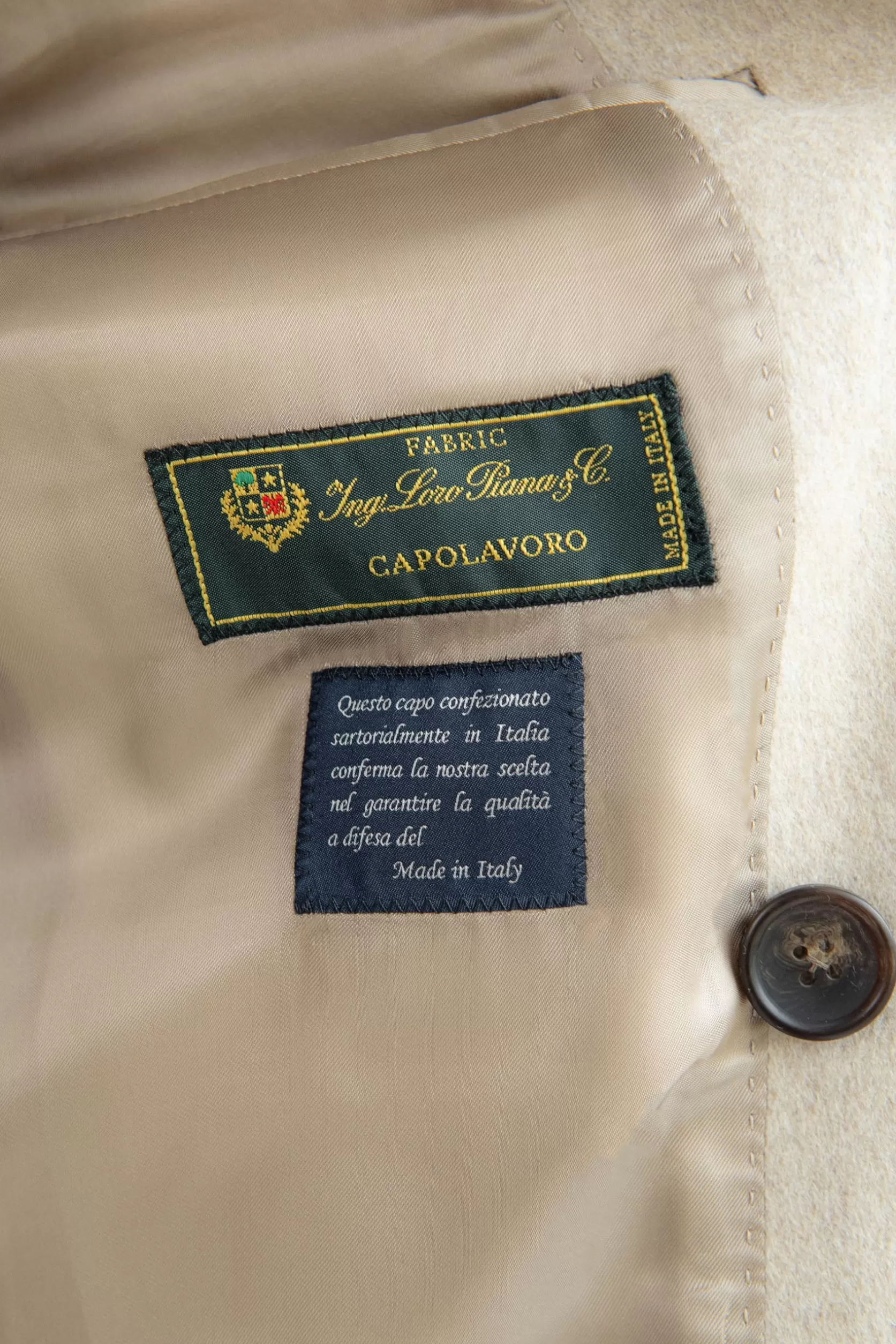 Manteau Polo En Laine Loro Piana – Made In Italy>Pini Parma Flash Sale