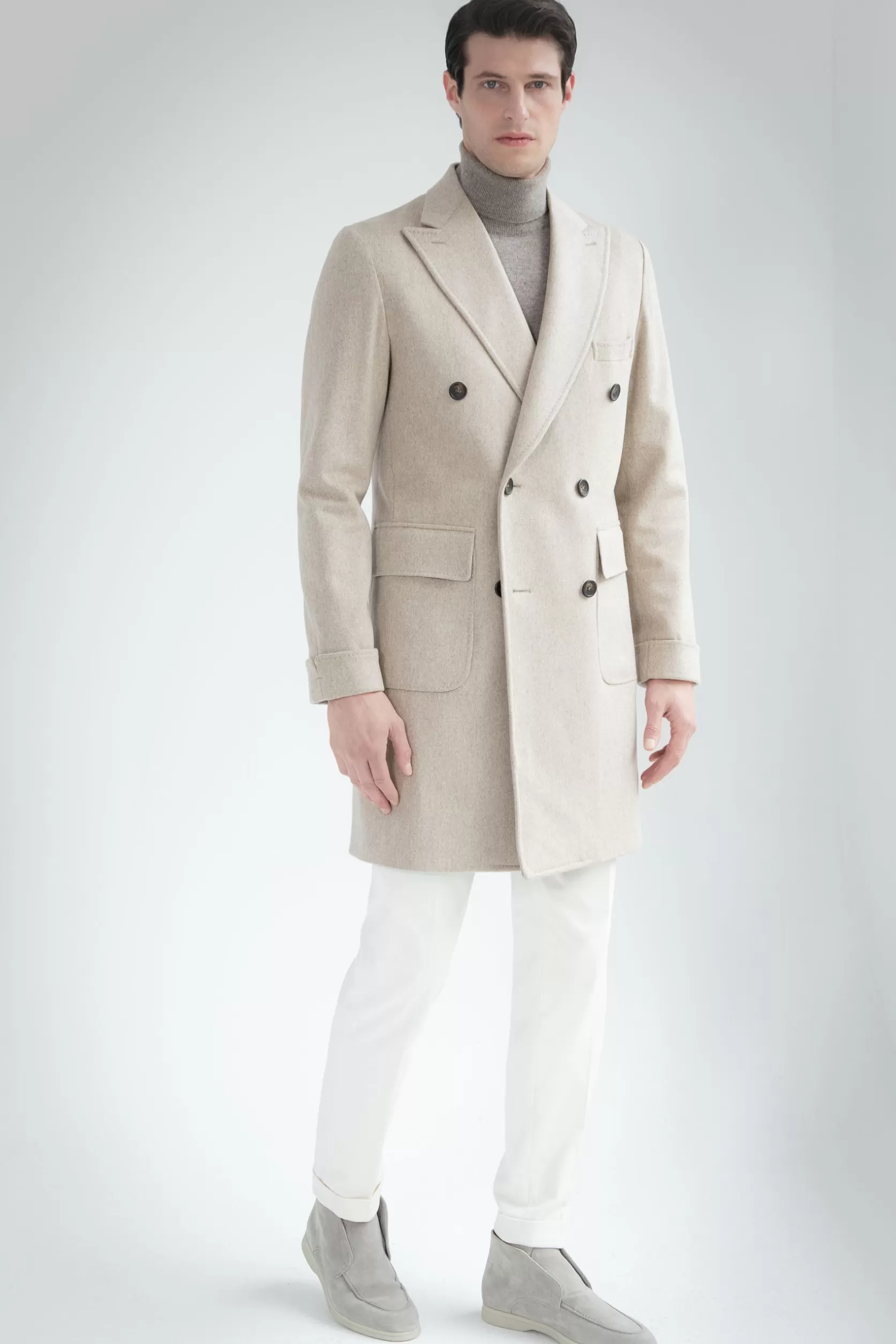 Manteau Polo En Laine Loro Piana – Made In Italy>Pini Parma Flash Sale