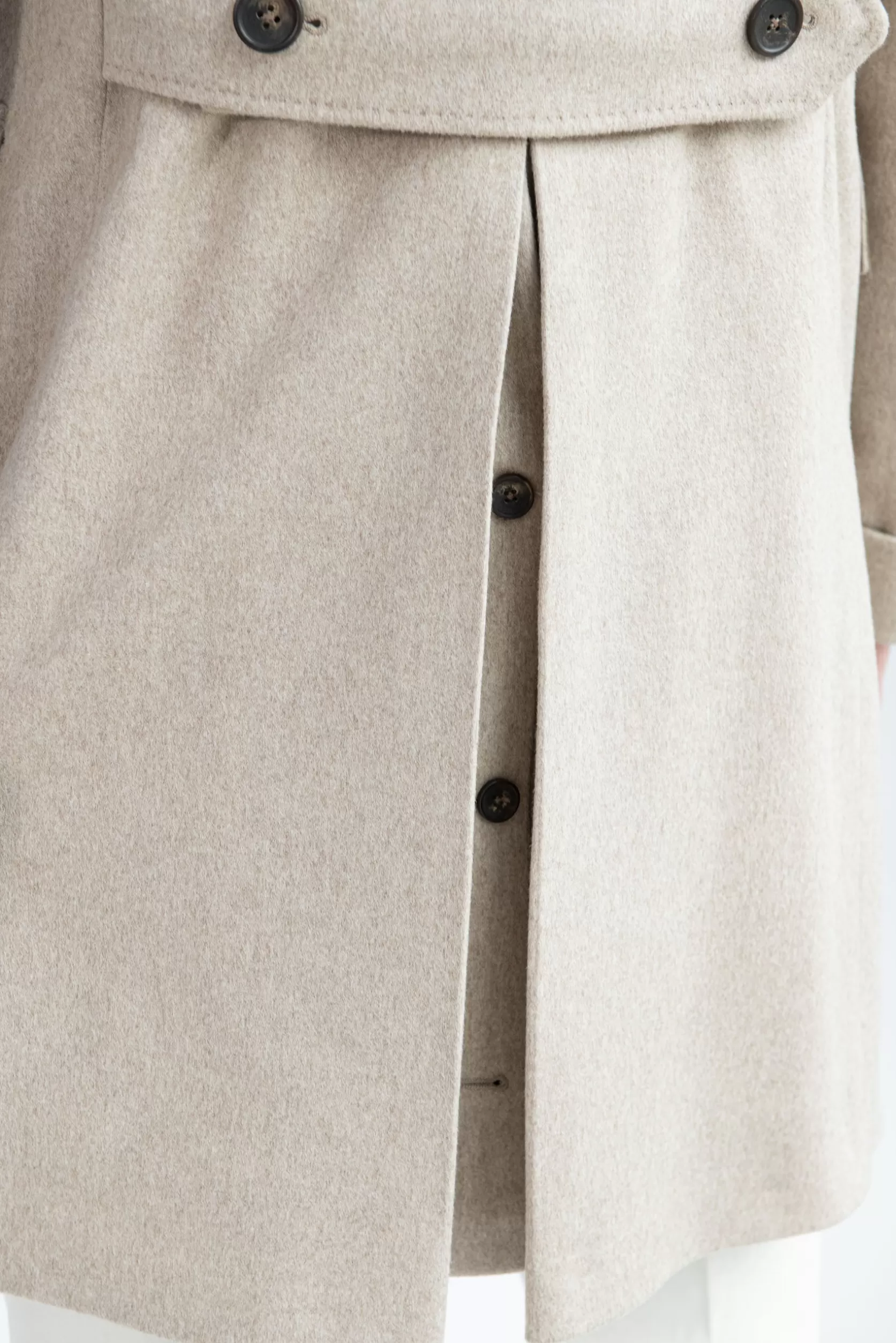 Manteau Polo En Laine Loro Piana – Made In Italy>Pini Parma Flash Sale