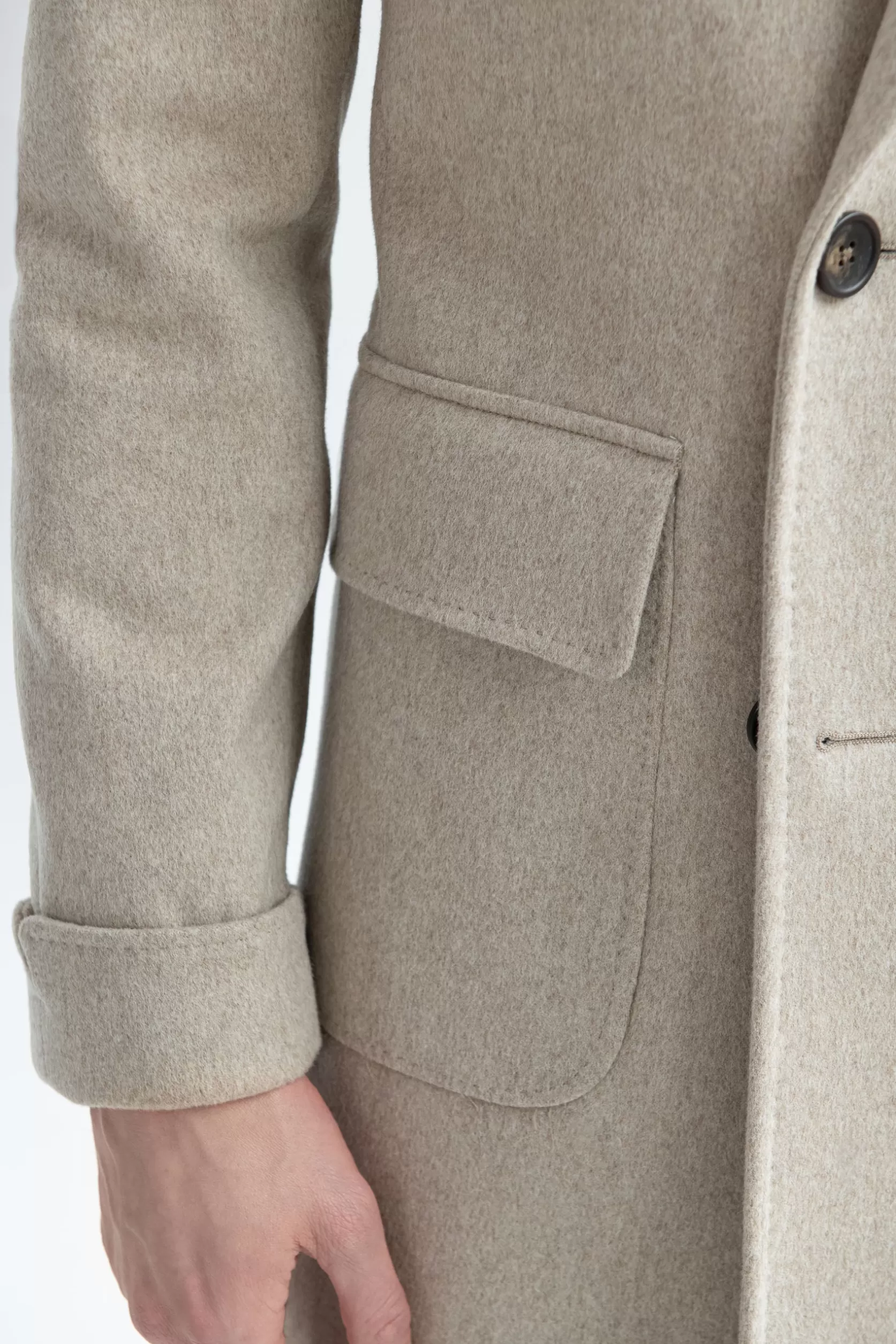 Manteau Polo En Laine Loro Piana – Made In Italy>Pini Parma Flash Sale