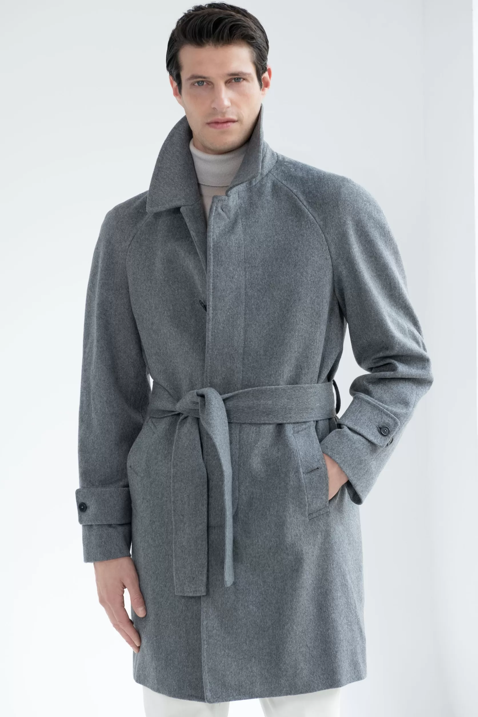 Manteau Raglan En Laine Loro Piana – Made In Italy>Pini Parma Clearance