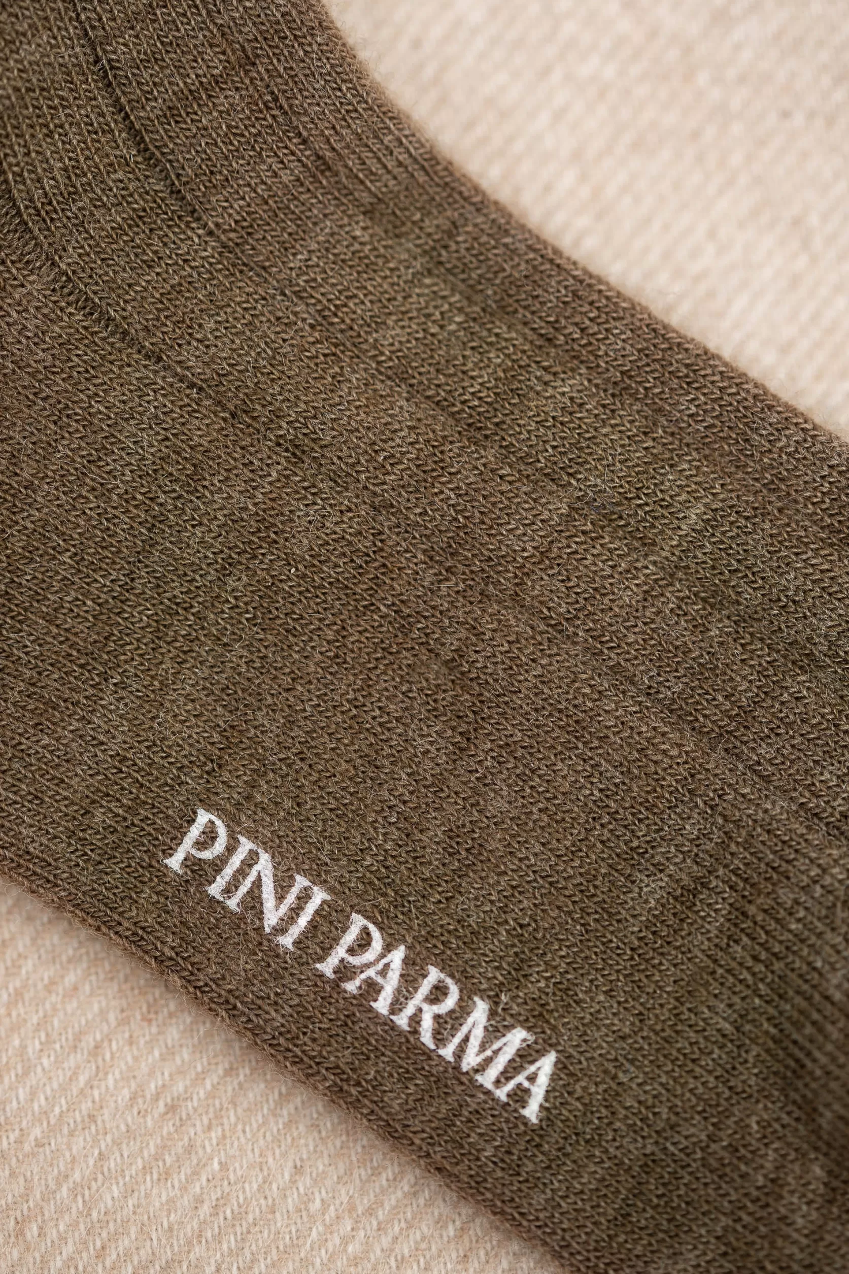 Marron - Chaussettes Courtes En Laine Ultra Résistantes - Made In Italy>Pini Parma Fashion