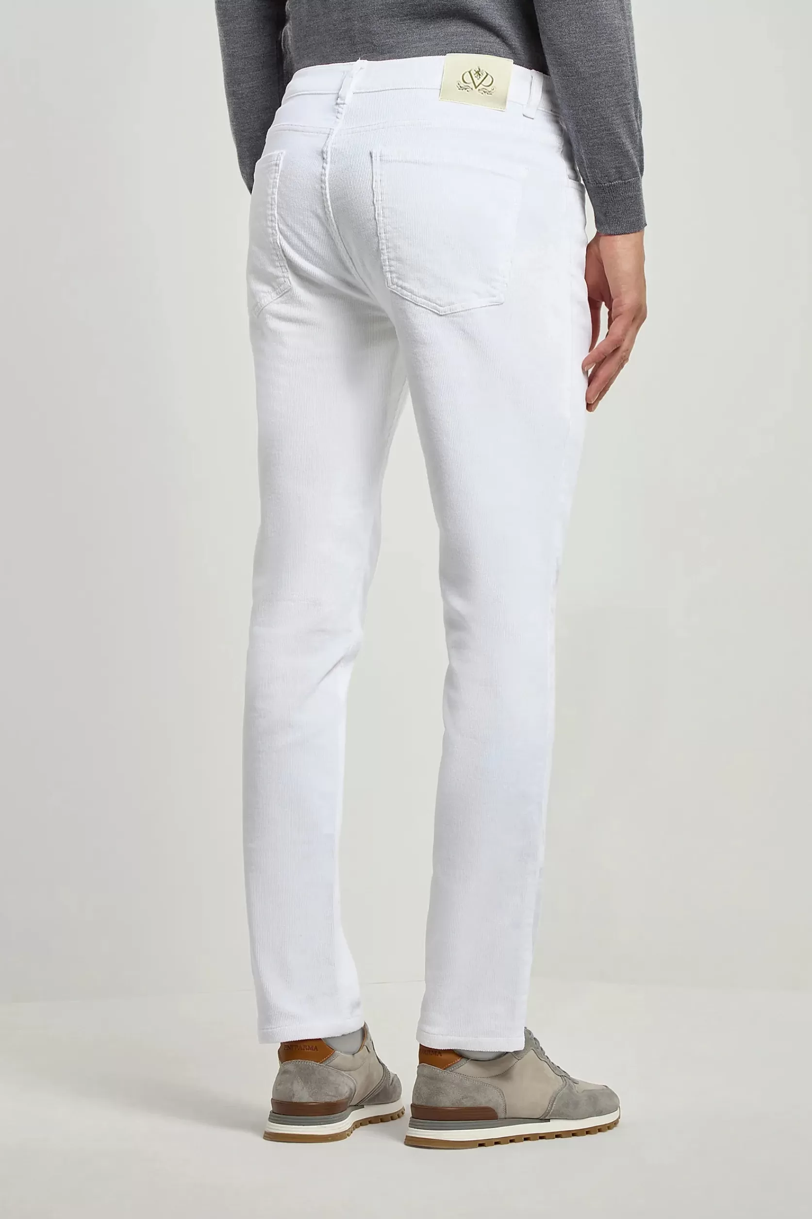 Pantalon 5 Poches En Velours Côtelé - Made In Italy>Pini Parma Best Sale