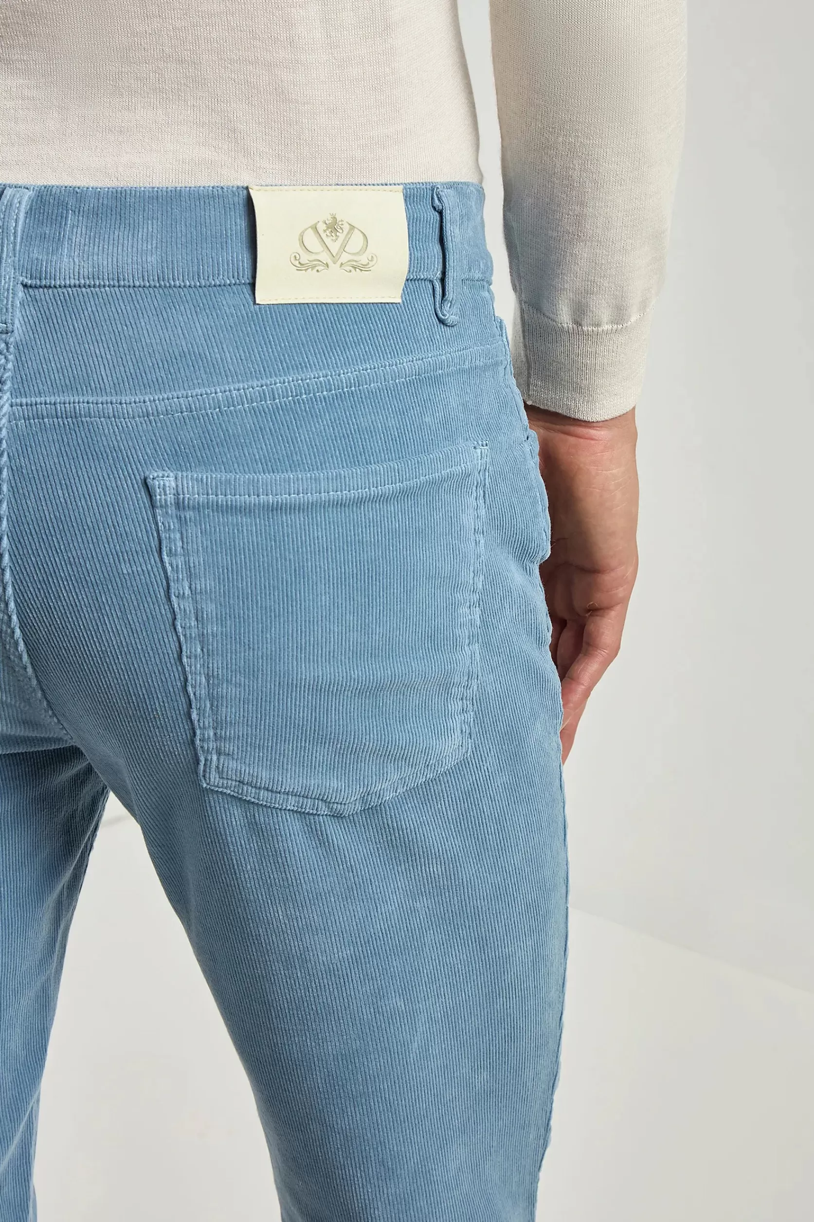 Pantalon 5 Poches En Velours Côtelé - Made In Italy>Pini Parma Best Sale