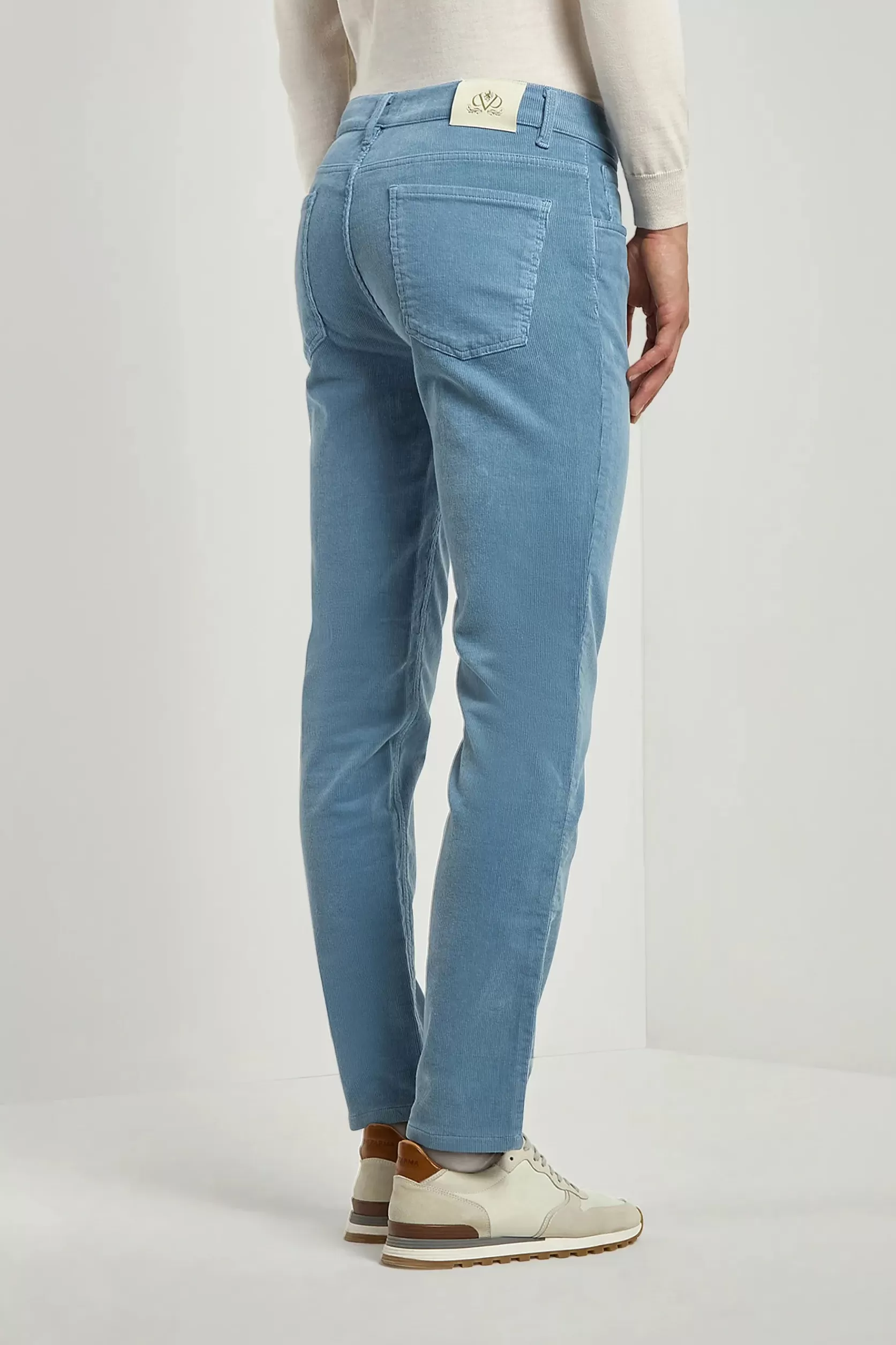 Pantalon 5 Poches En Velours Côtelé - Made In Italy>Pini Parma Best Sale