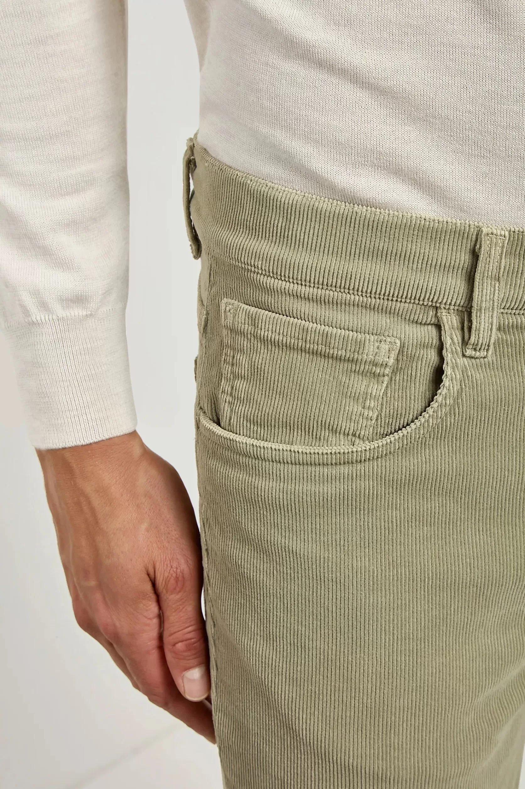 Pantalon 5 Poches En Velours Côtelé - Made In Italy>Pini Parma Outlet