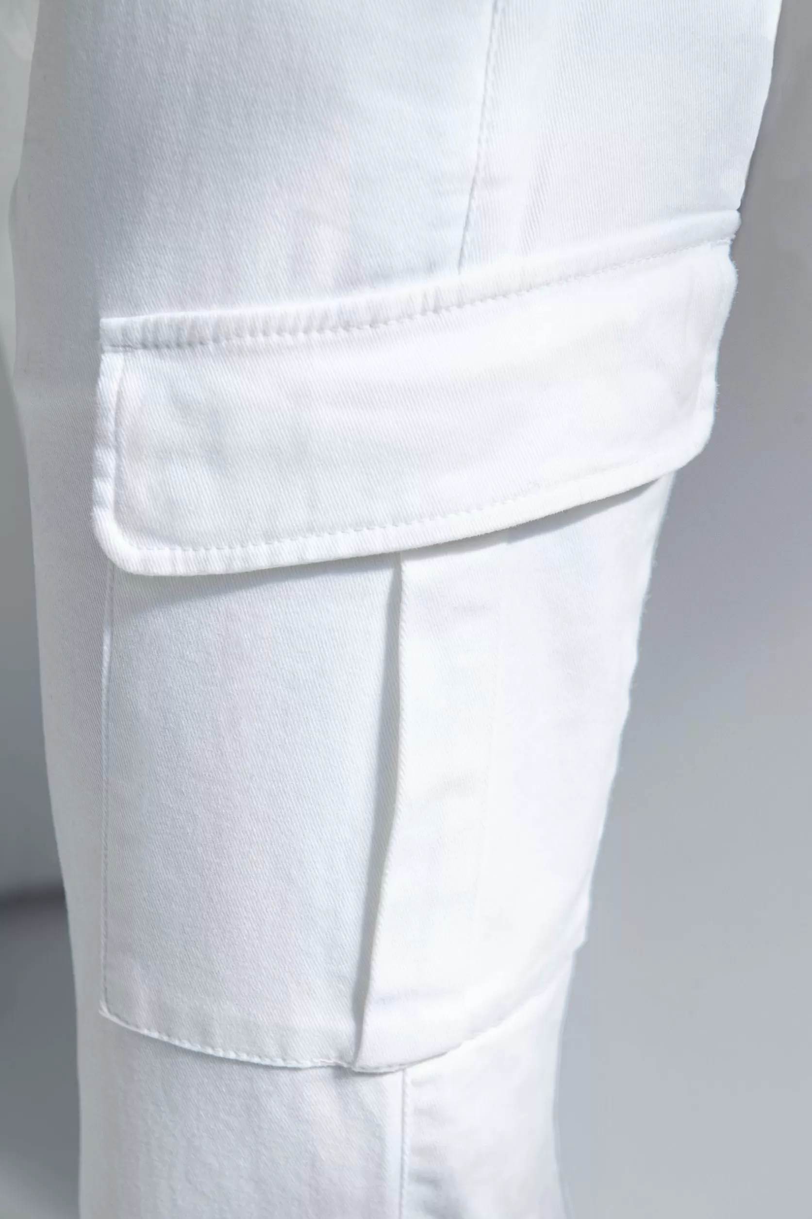 Pantalon Cargo En Toile Stretch - Made In Italy>Pini Parma Best Sale