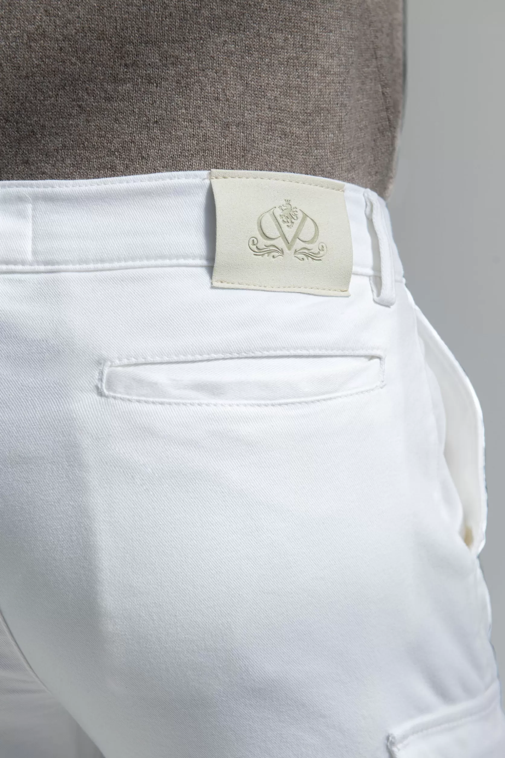 Pantalon Cargo En Toile Stretch - Made In Italy>Pini Parma Best Sale