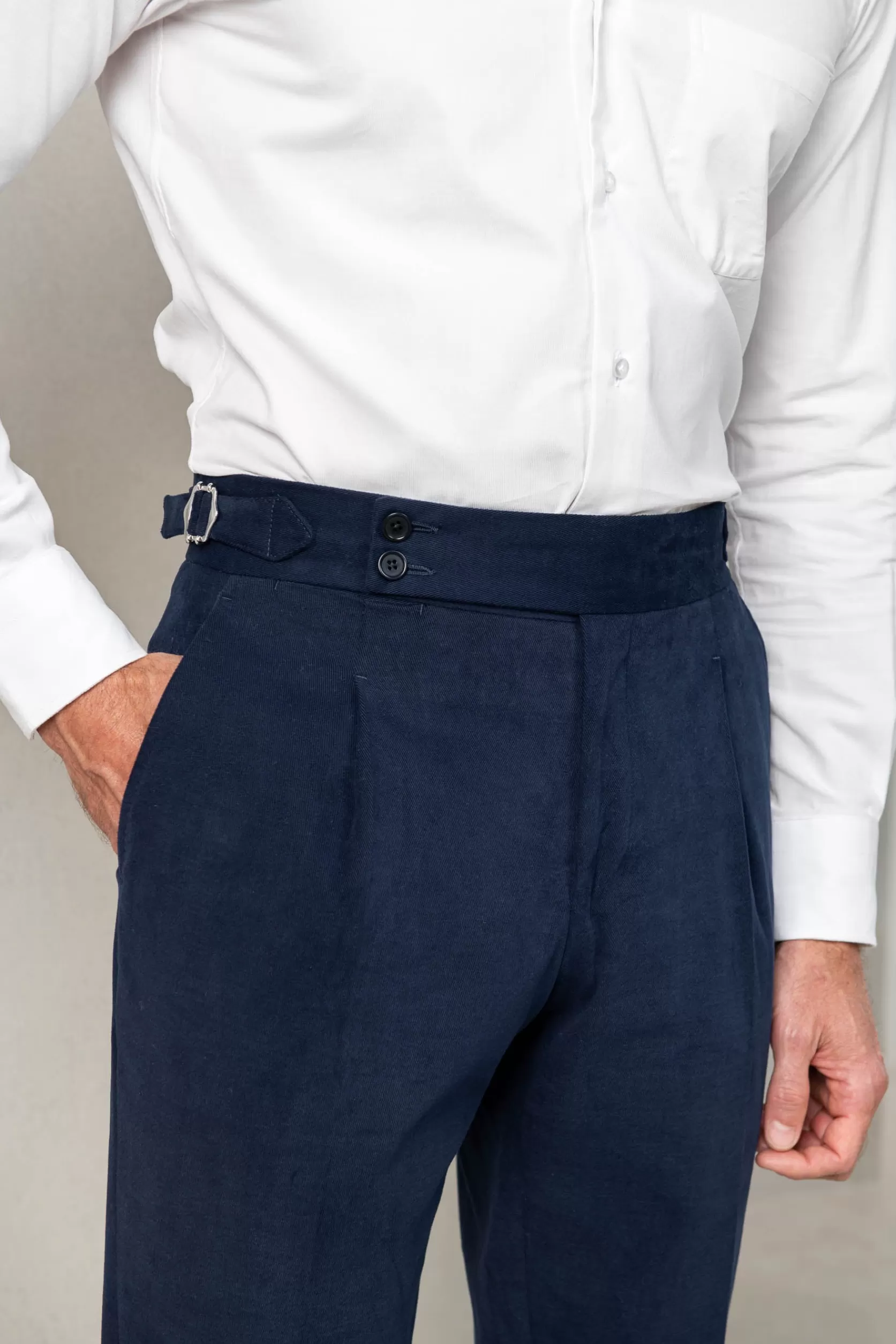 Pantalon En Coton " Collection Capsule Soragna " - Made In Italy>Pini Parma Hot