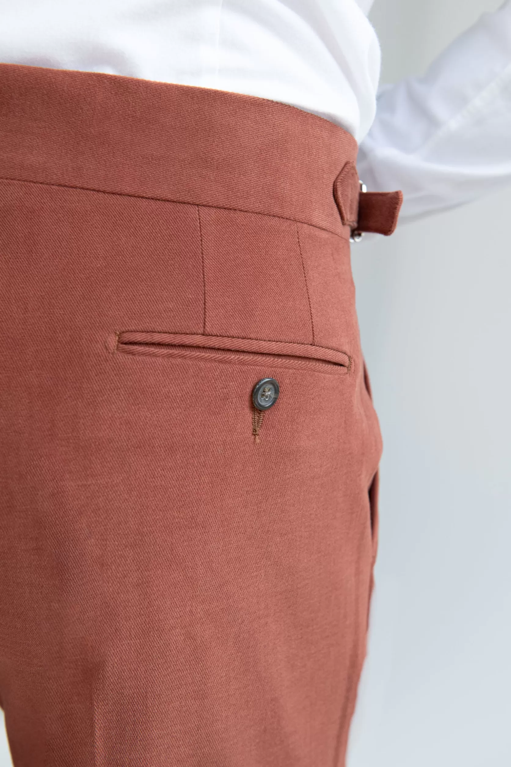 Pantalon En Coton " Collection Capsule Soragna " - Made In Italy>Pini Parma Best Sale