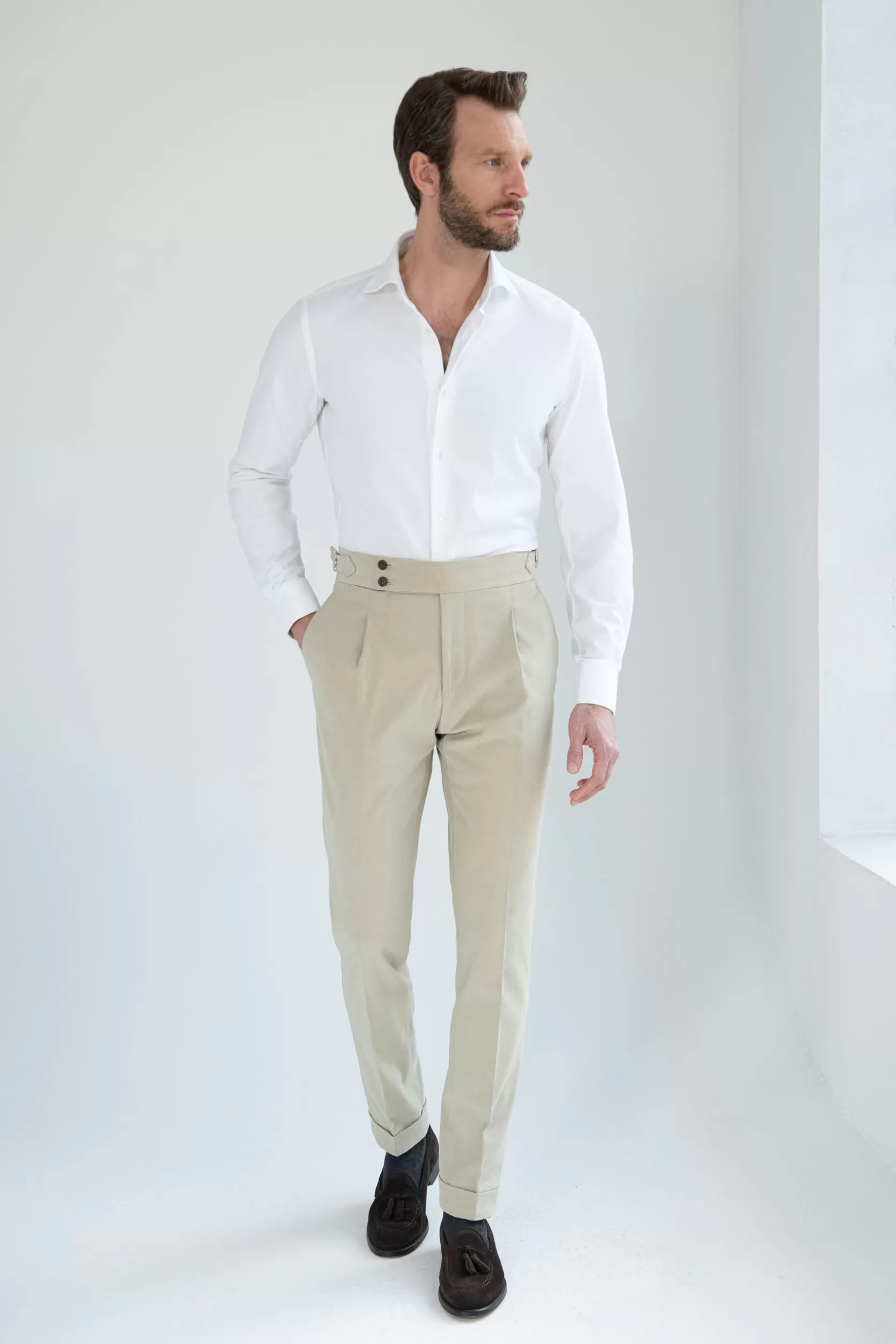 Pantalon En Coton " Soragna Capsule Collection" - Made In Italy>Pini Parma Cheap