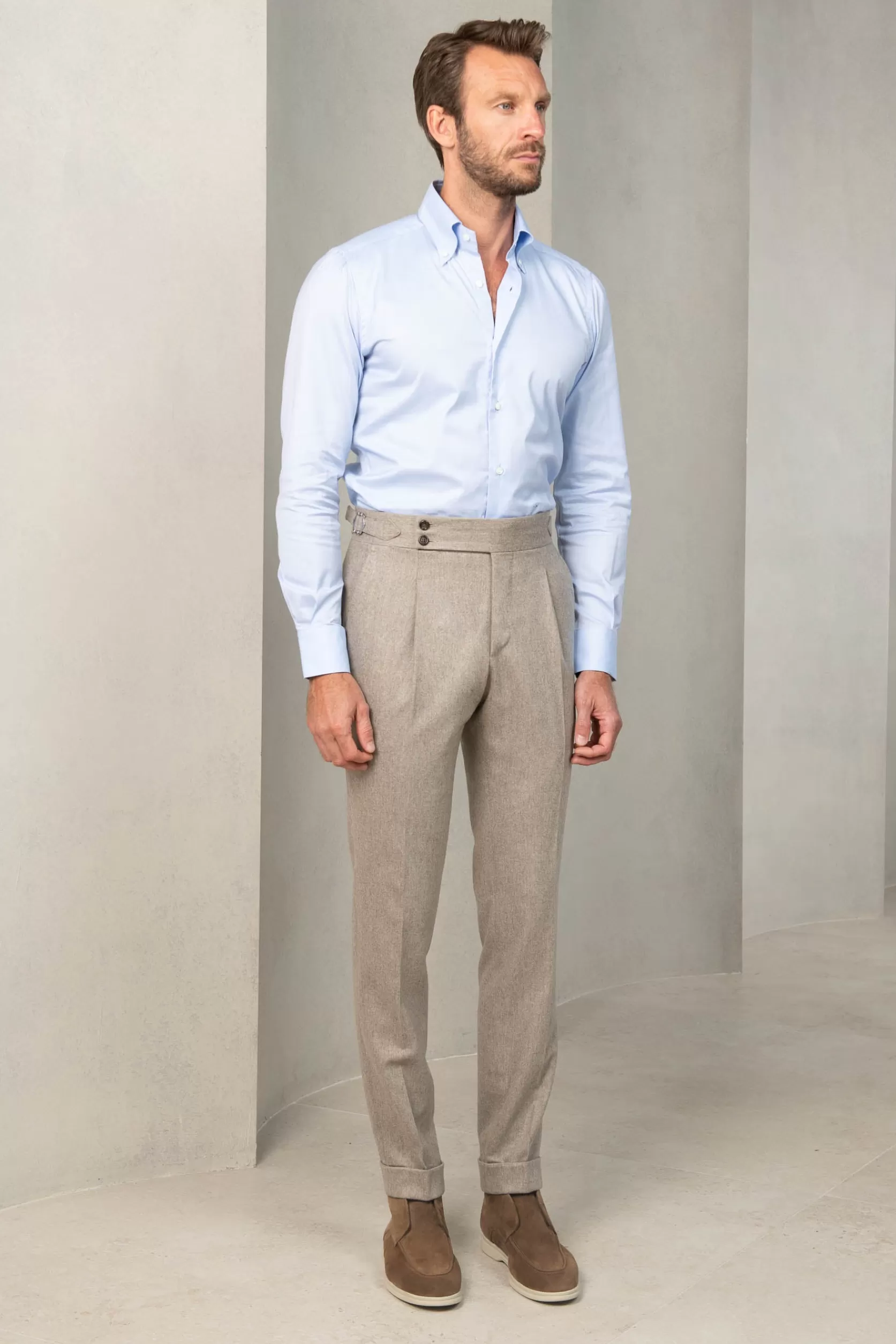 Pantalon En Flanelle « Collection Capsule Soragna » – Made In Italy>Pini Parma Fashion