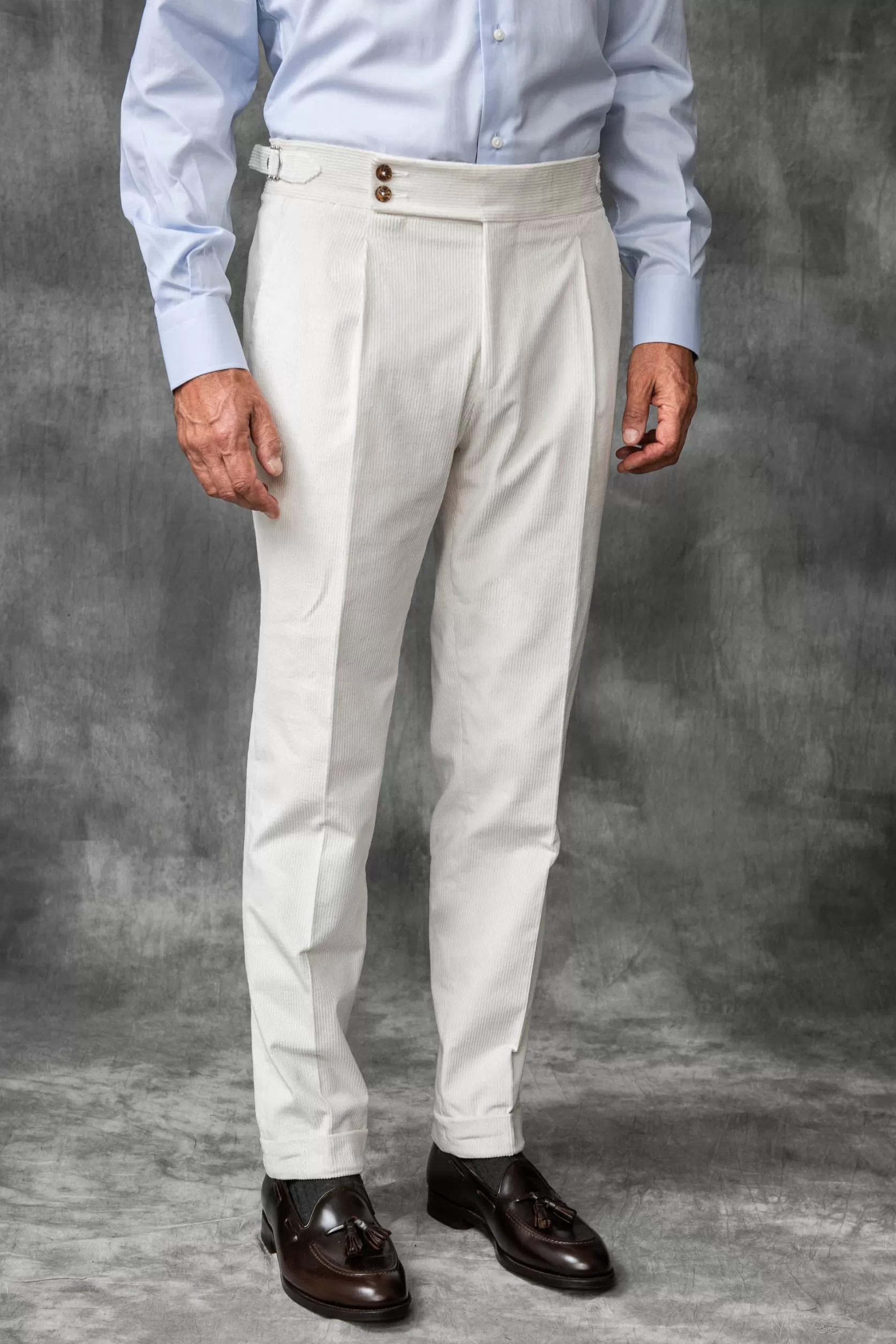 Pantalon En Velours Côtelé " Collection Capsule Soragna " - Made In Italy>Pini Parma Cheap