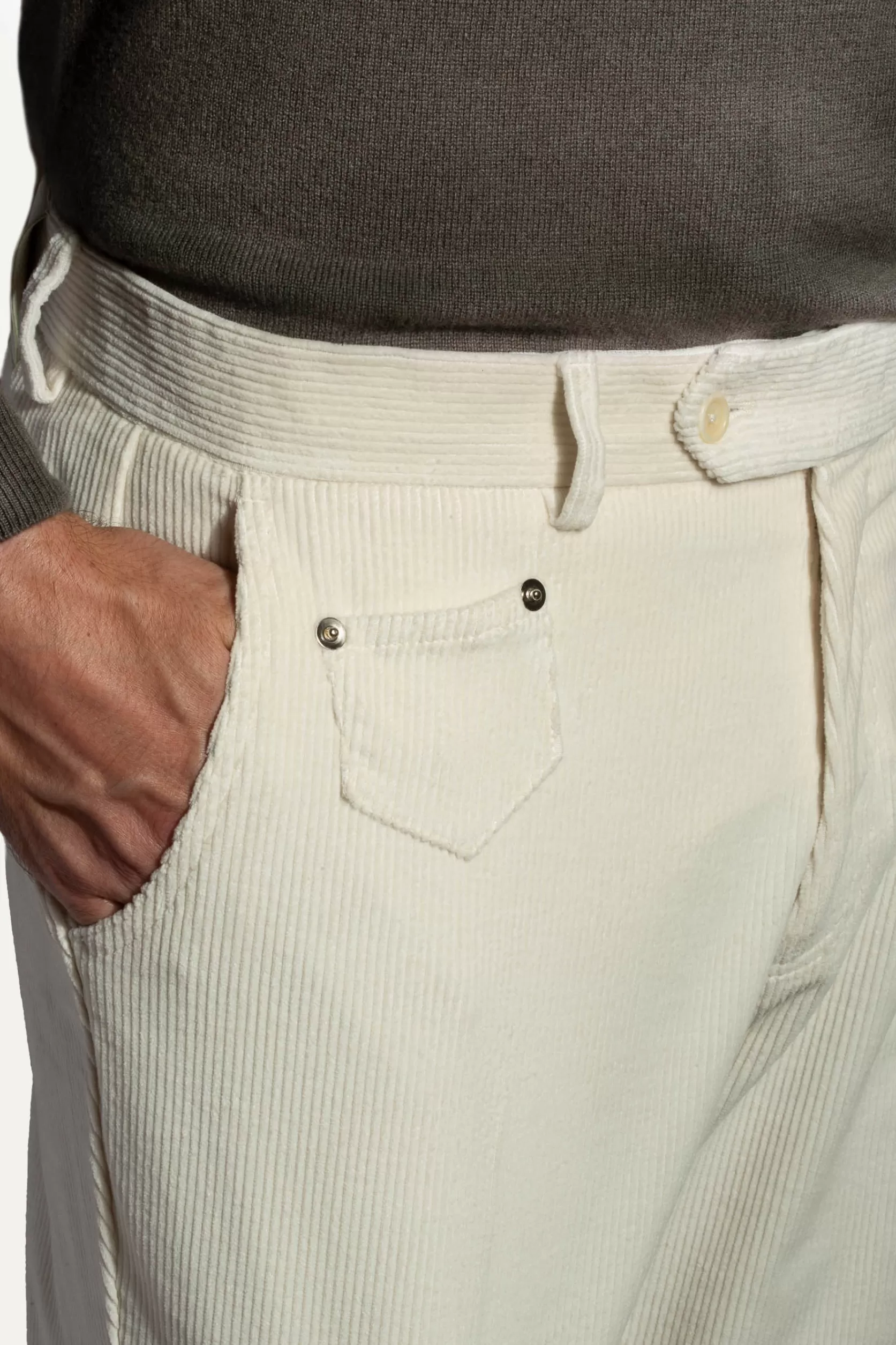 Pantalon Sirmione En Velours Côtelé - Made In Italy>Pini Parma Store