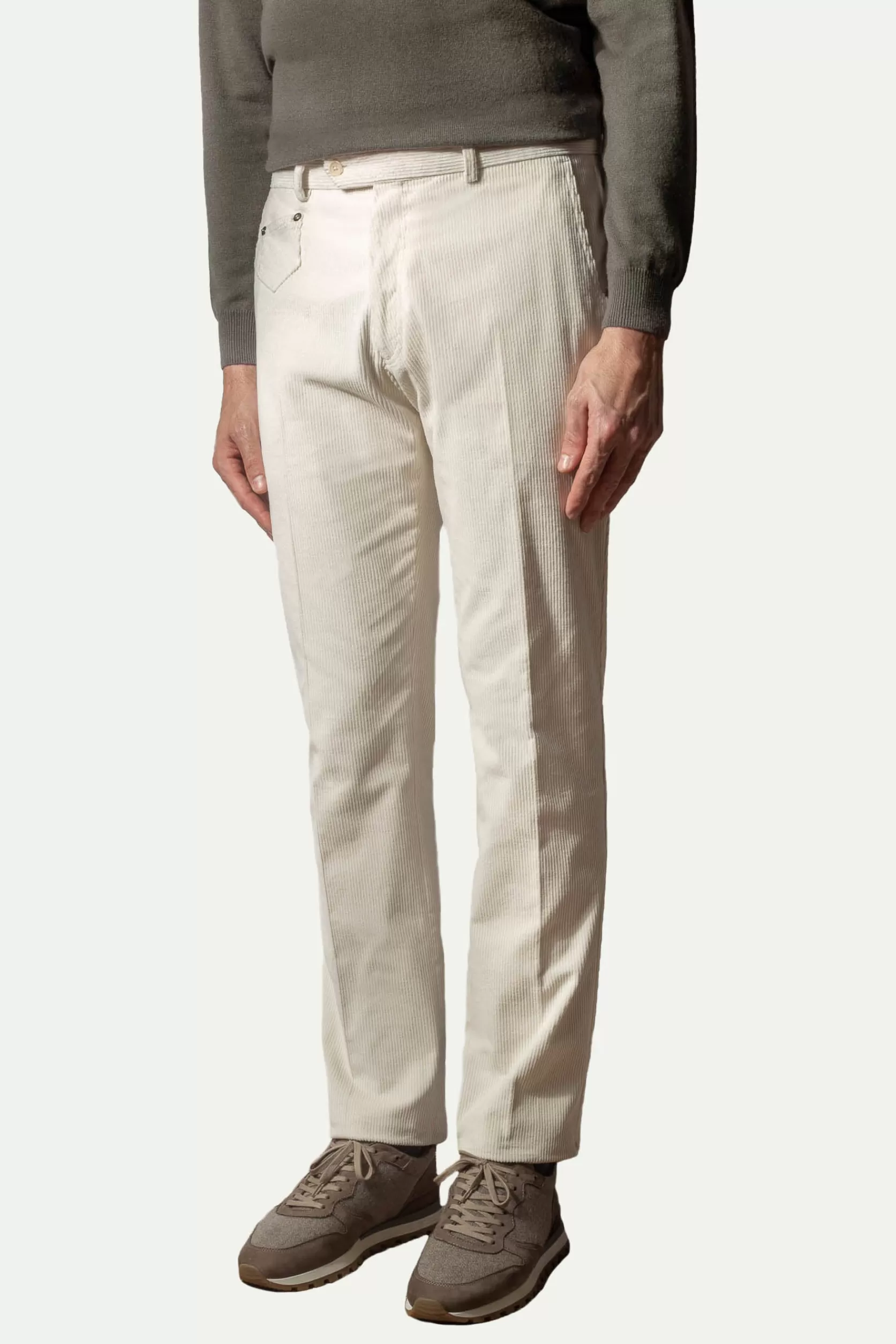 Pantalon Sirmione En Velours Côtelé - Made In Italy>Pini Parma Store