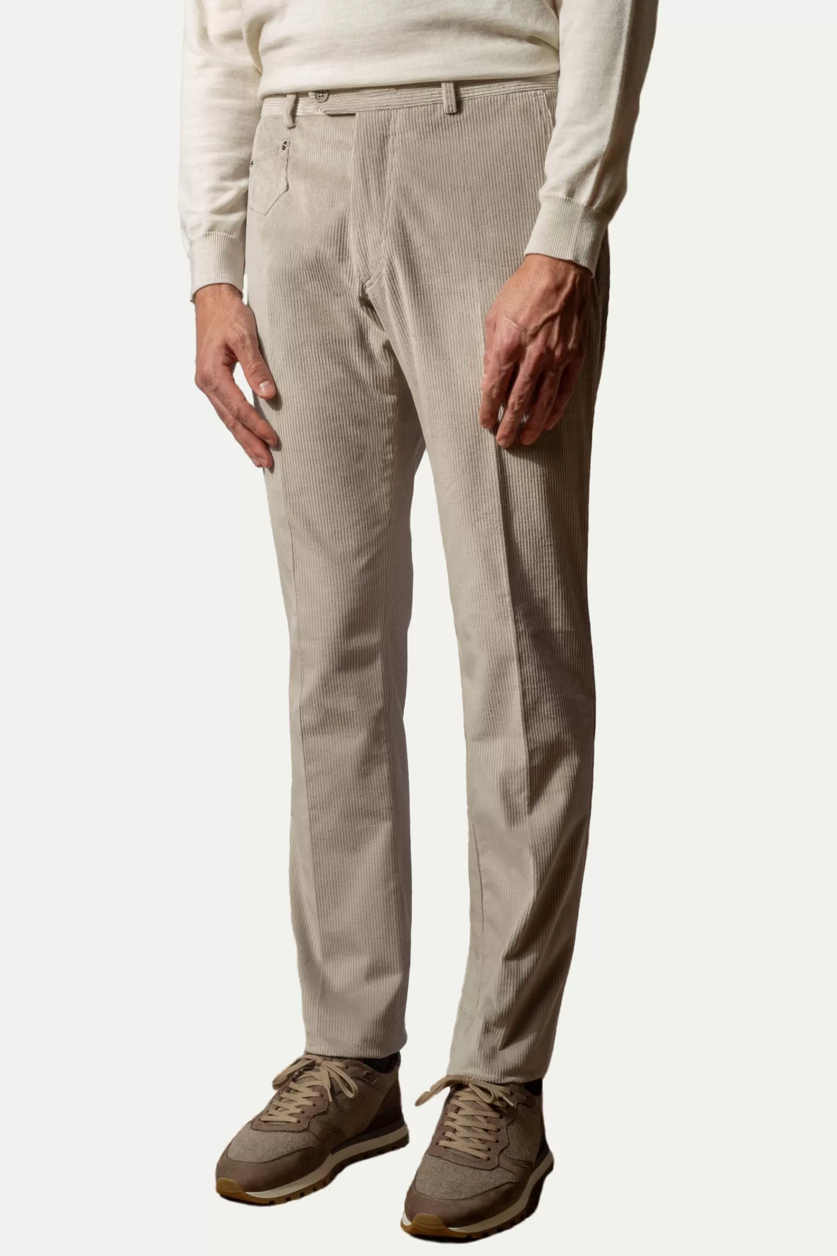 Pantalon Sirmione En Velours Côtelé - Made In Italy>Pini Parma Hot