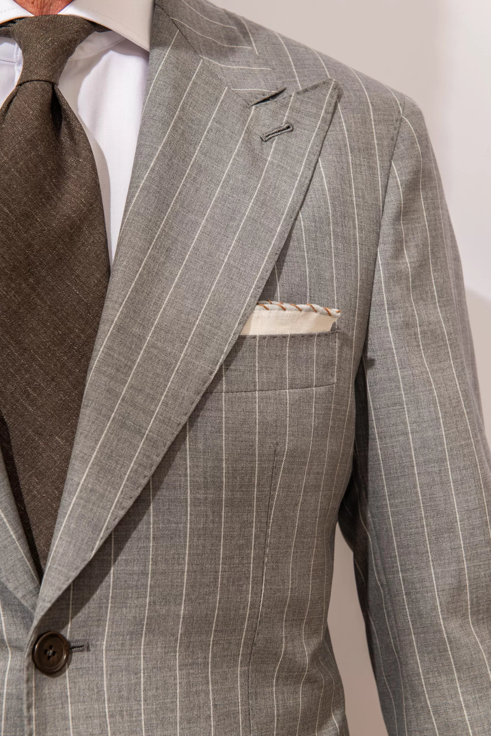 Pochette En Lin Blanc Avec Bords Et Cognac - Made In Italy>Pini Parma Flash Sale
